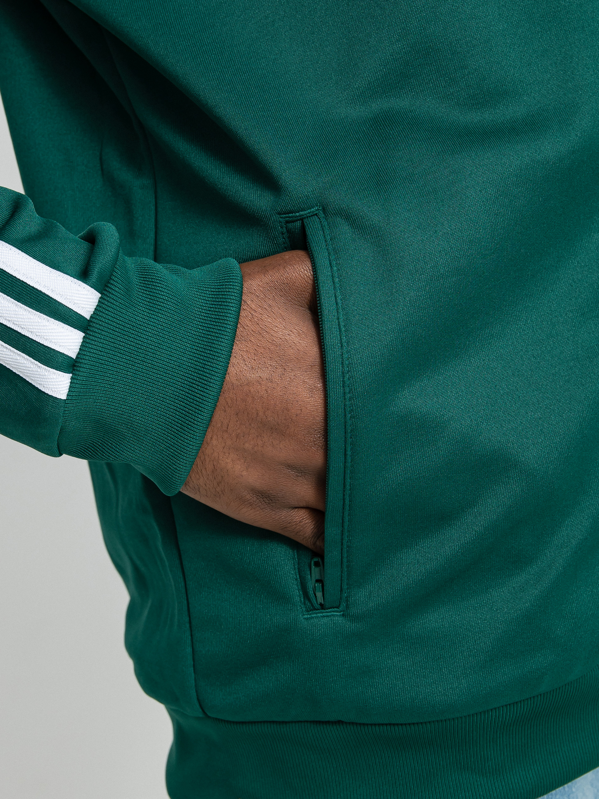 Bluza z kapturem adidas Originals Adi ZHD (collegiate green)