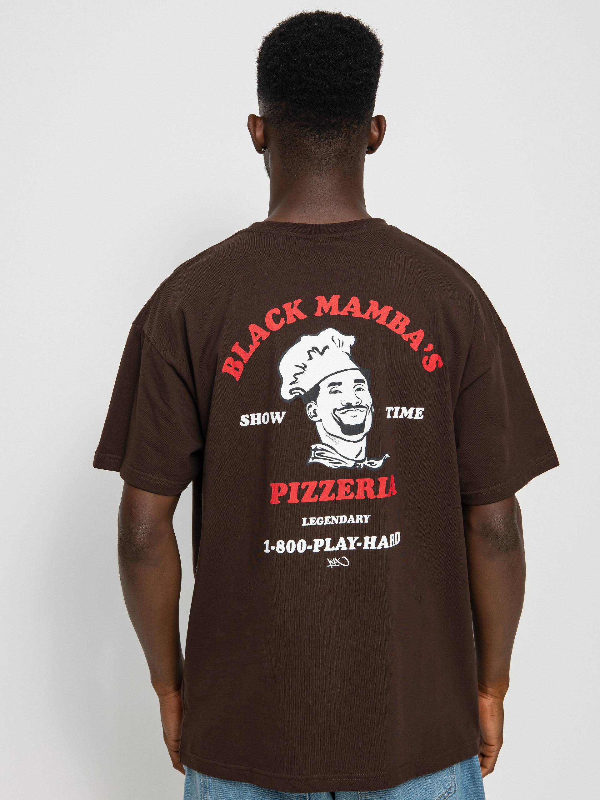 T-shirt K1x Black Mambas Pizzeria (coffe bean)