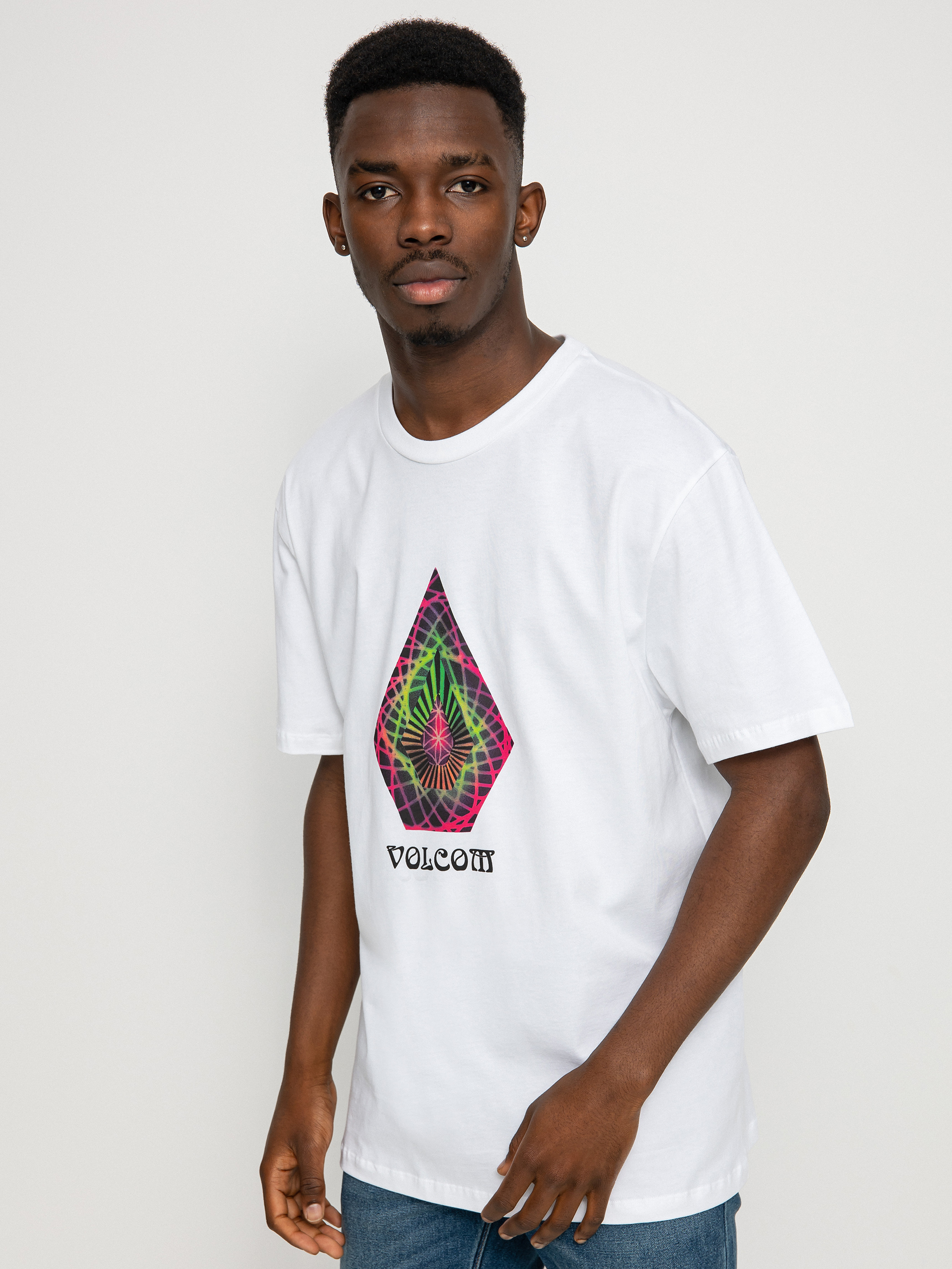 T-shirt Volcom Star Shields Stone Bsc (white)