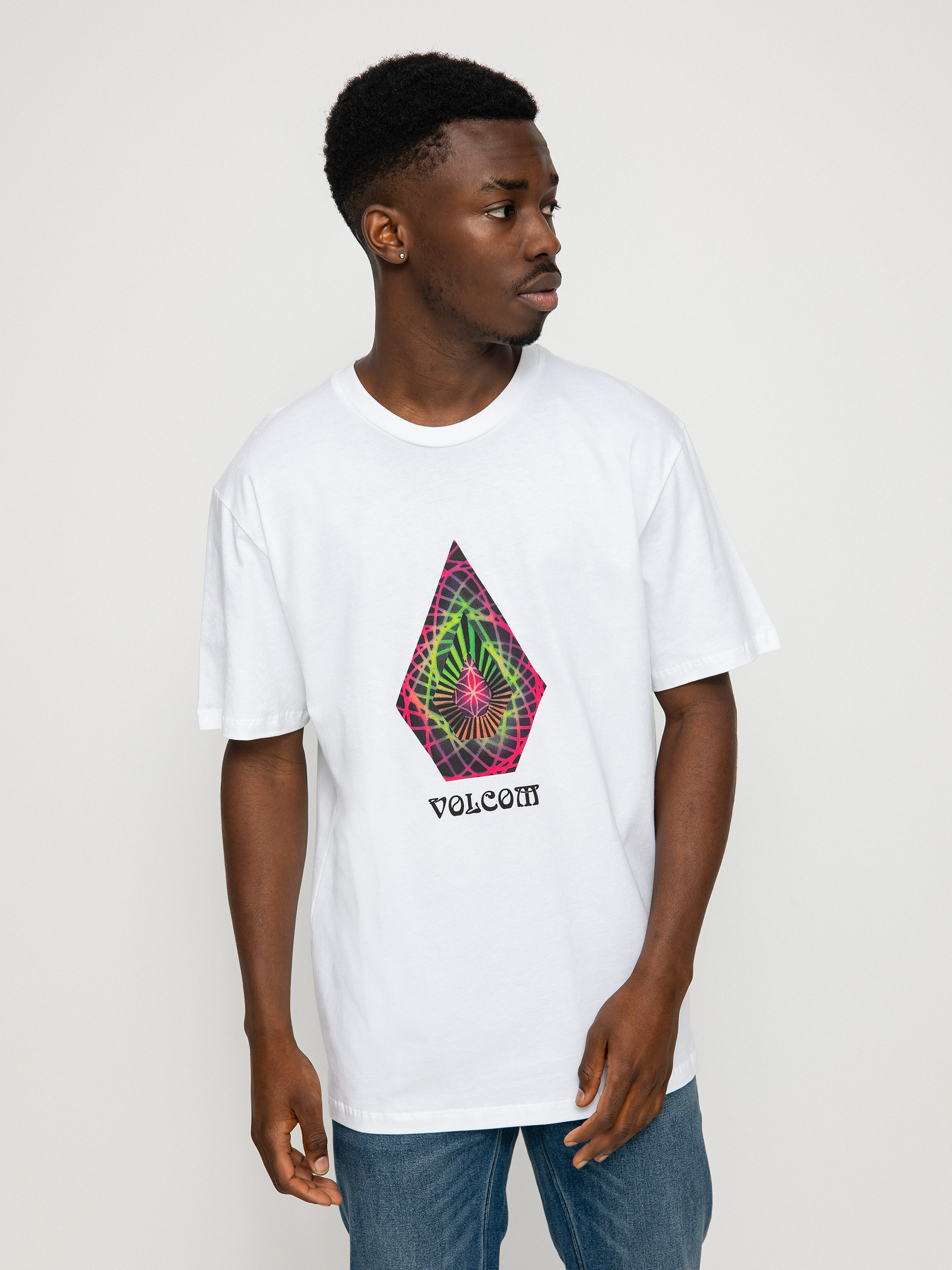 T-shirt Volcom Star Shields Stone Bsc (white)