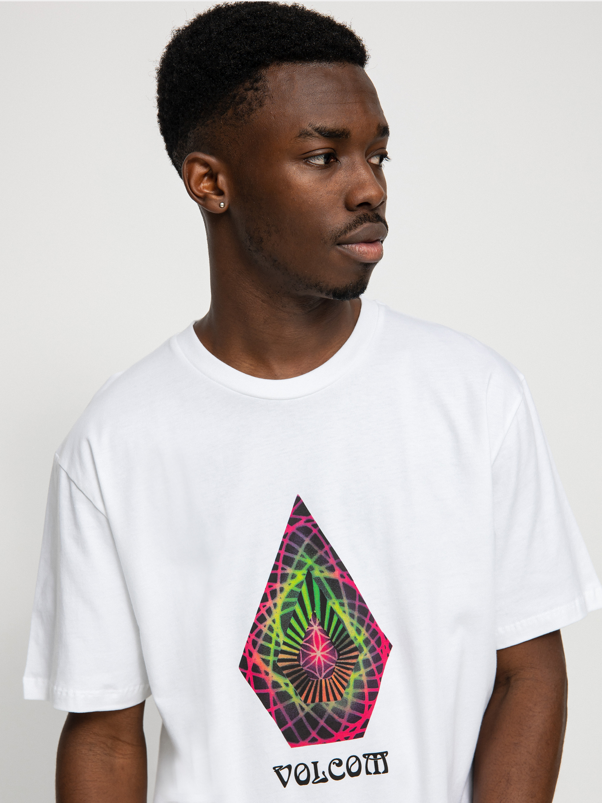 T-shirt Volcom Star Shields Stone Bsc (white)
