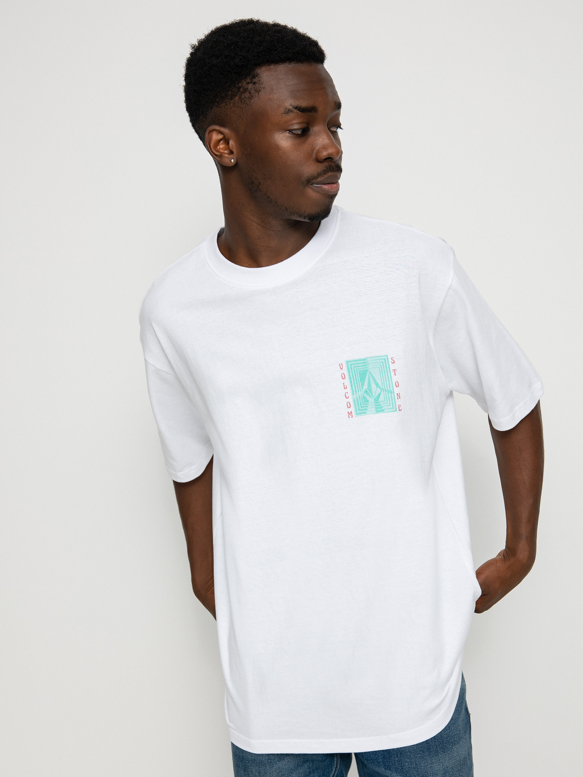 T-shirt Volcom Reverberation Lse (white)