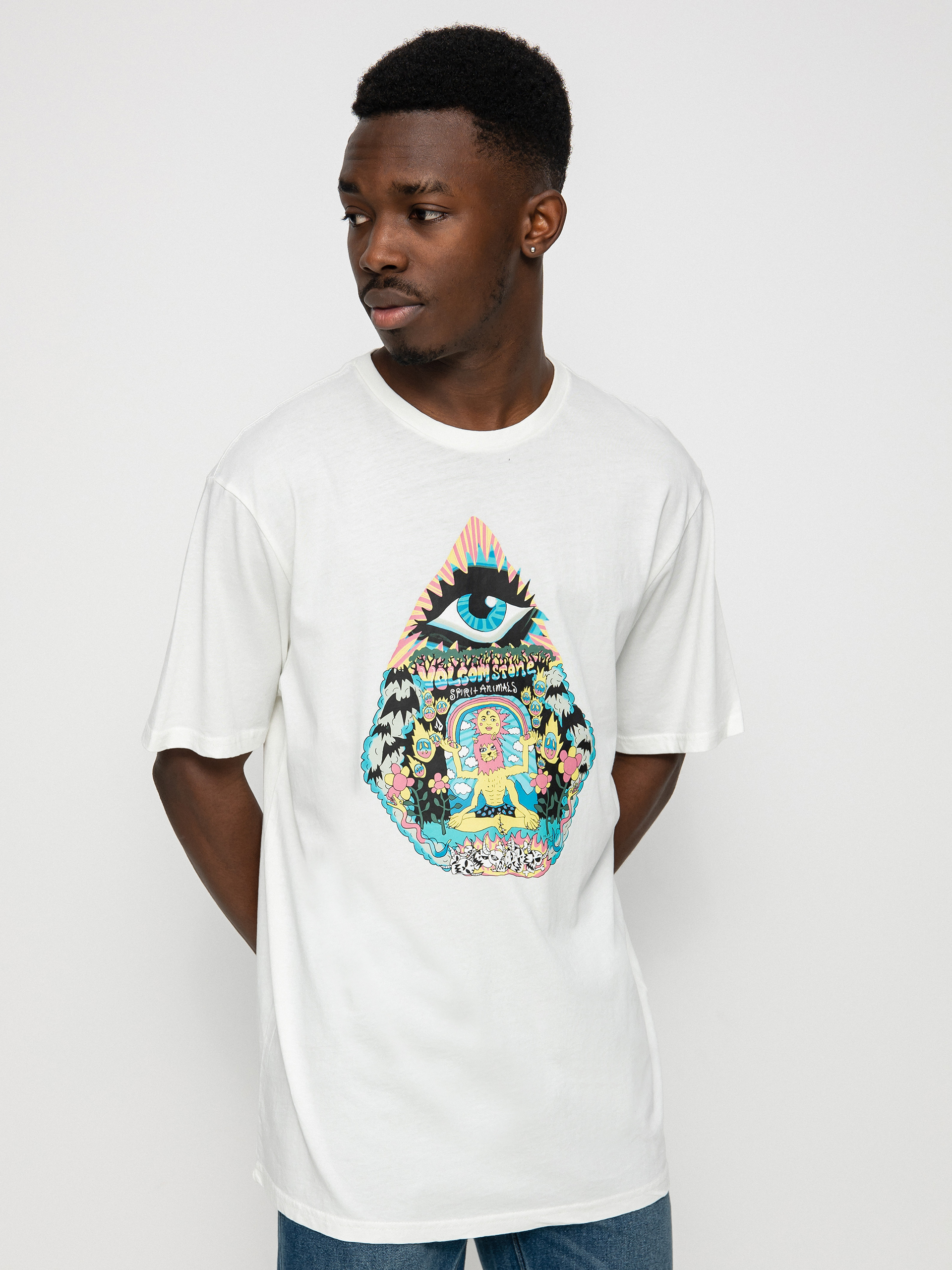 T-shirt Volcom Team Vitals (cloud)