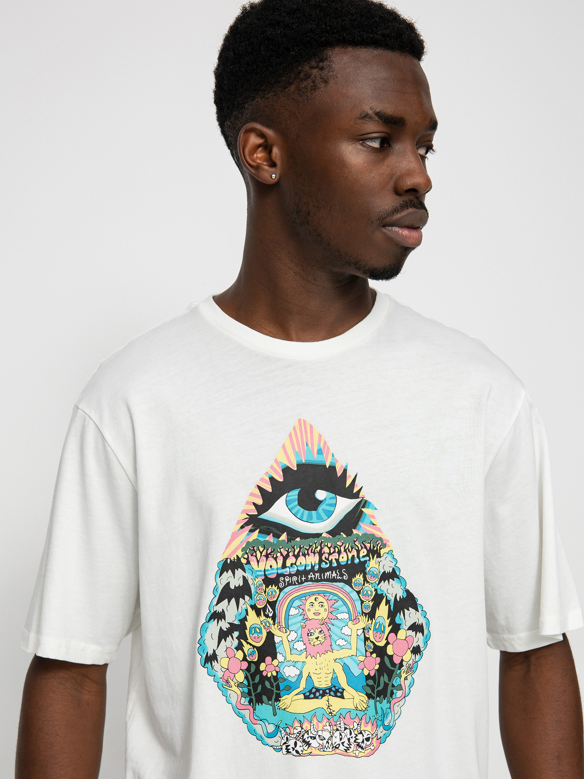 T-shirt Volcom Team Vitals (cloud)