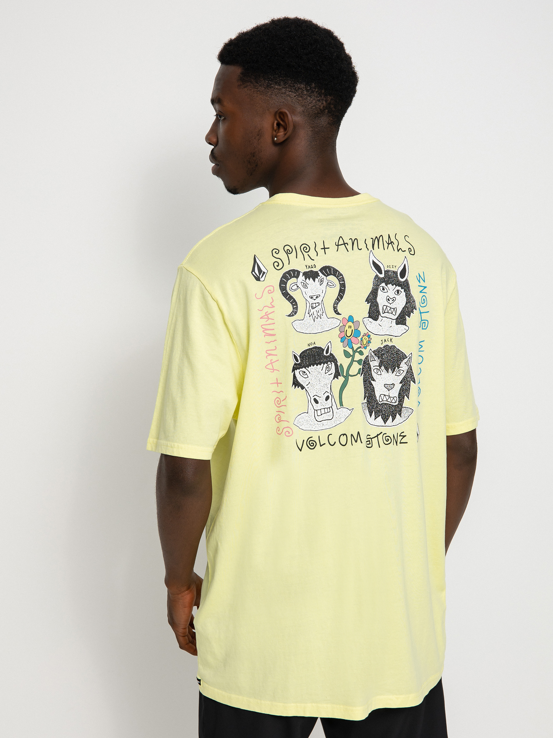 T-shirt Volcom Surf Vitals Animal (glimmer yellow)