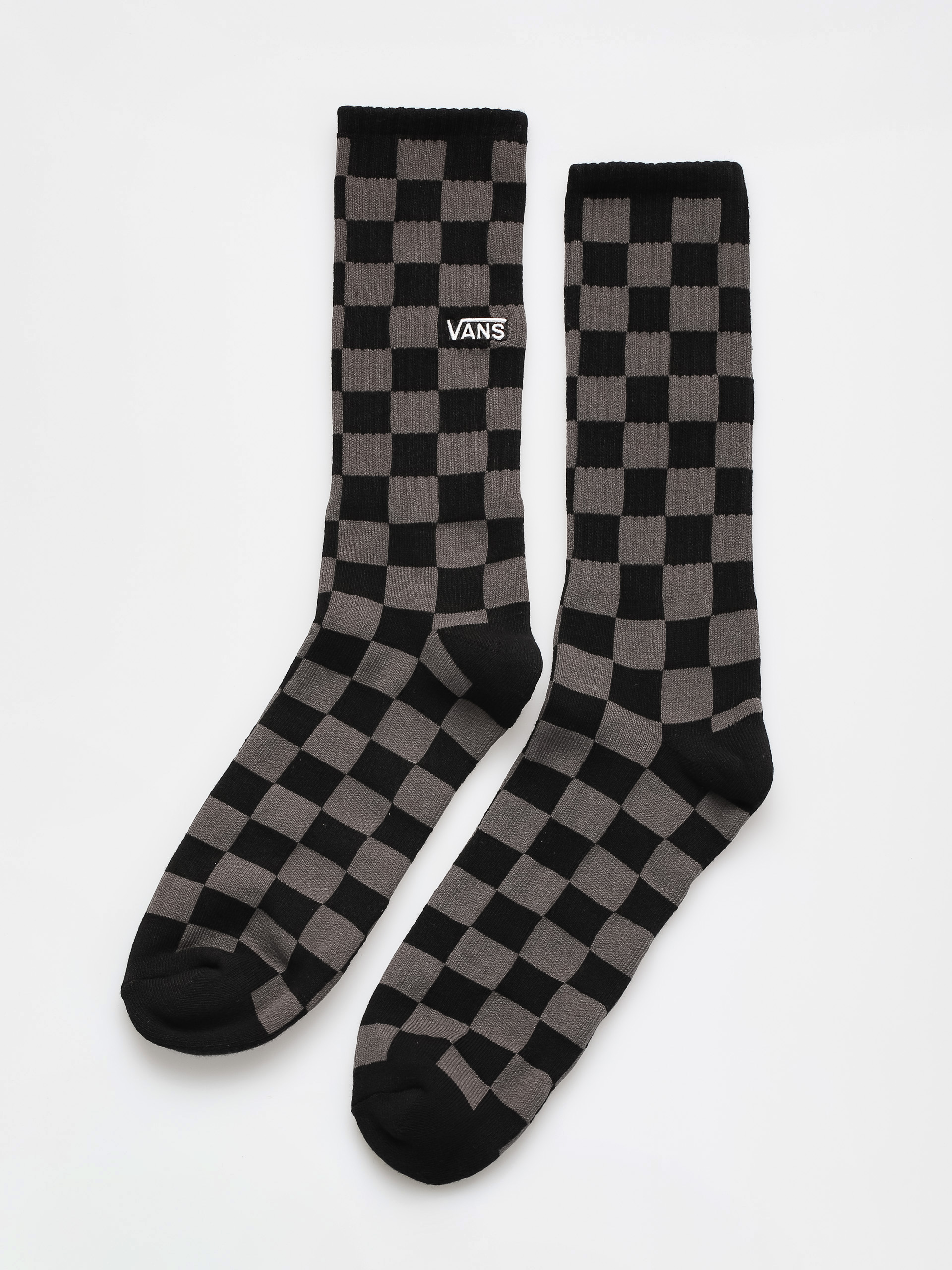 Skarpetki Vans Checkerboard Crew II (black/charcoal)