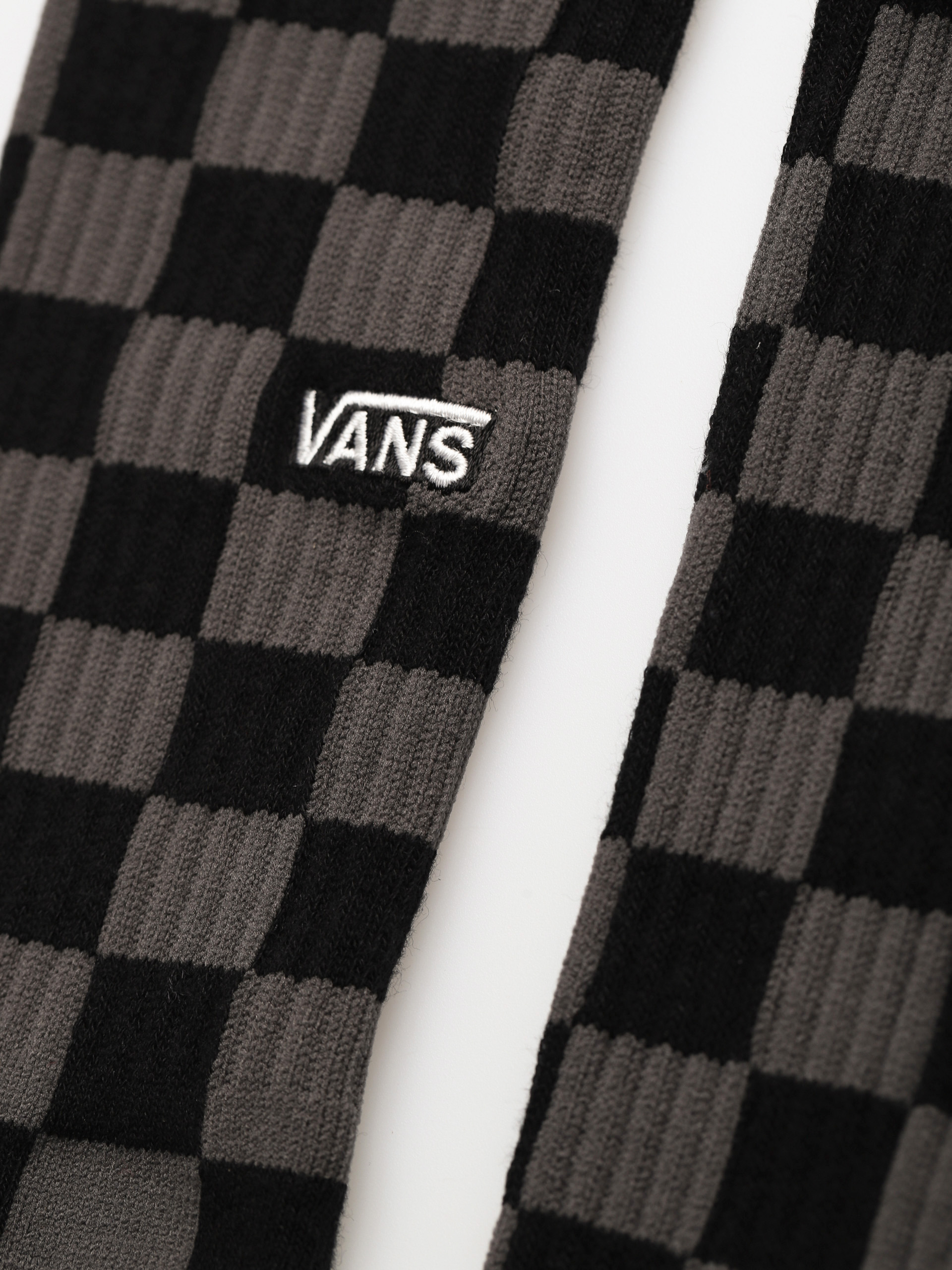 Skarpetki Vans Checkerboard Crew II (black/charcoal)