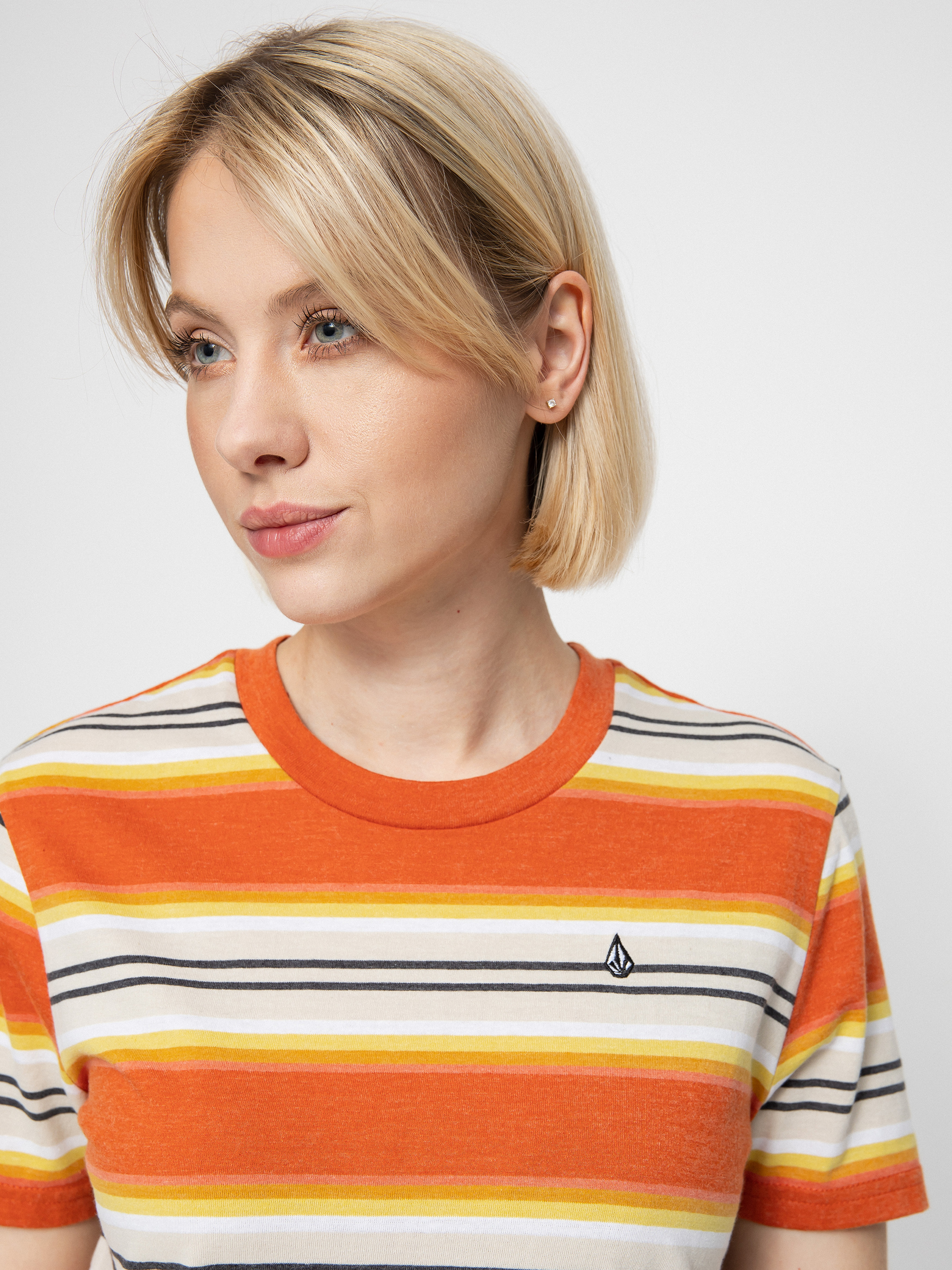 T-shirt Volcom Site Linez Wmn (rust)