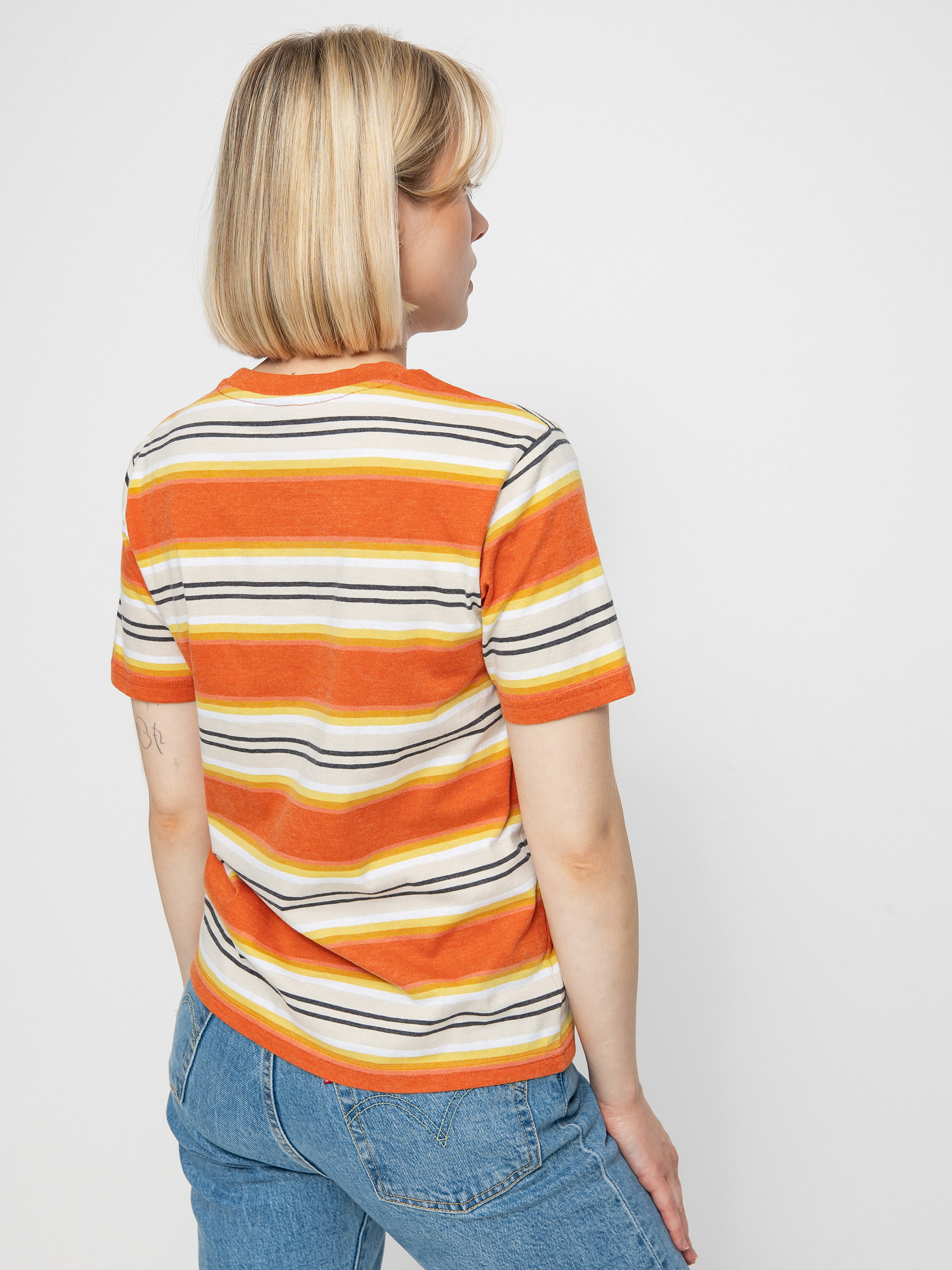 T-shirt Volcom Site Linez Wmn (rust)