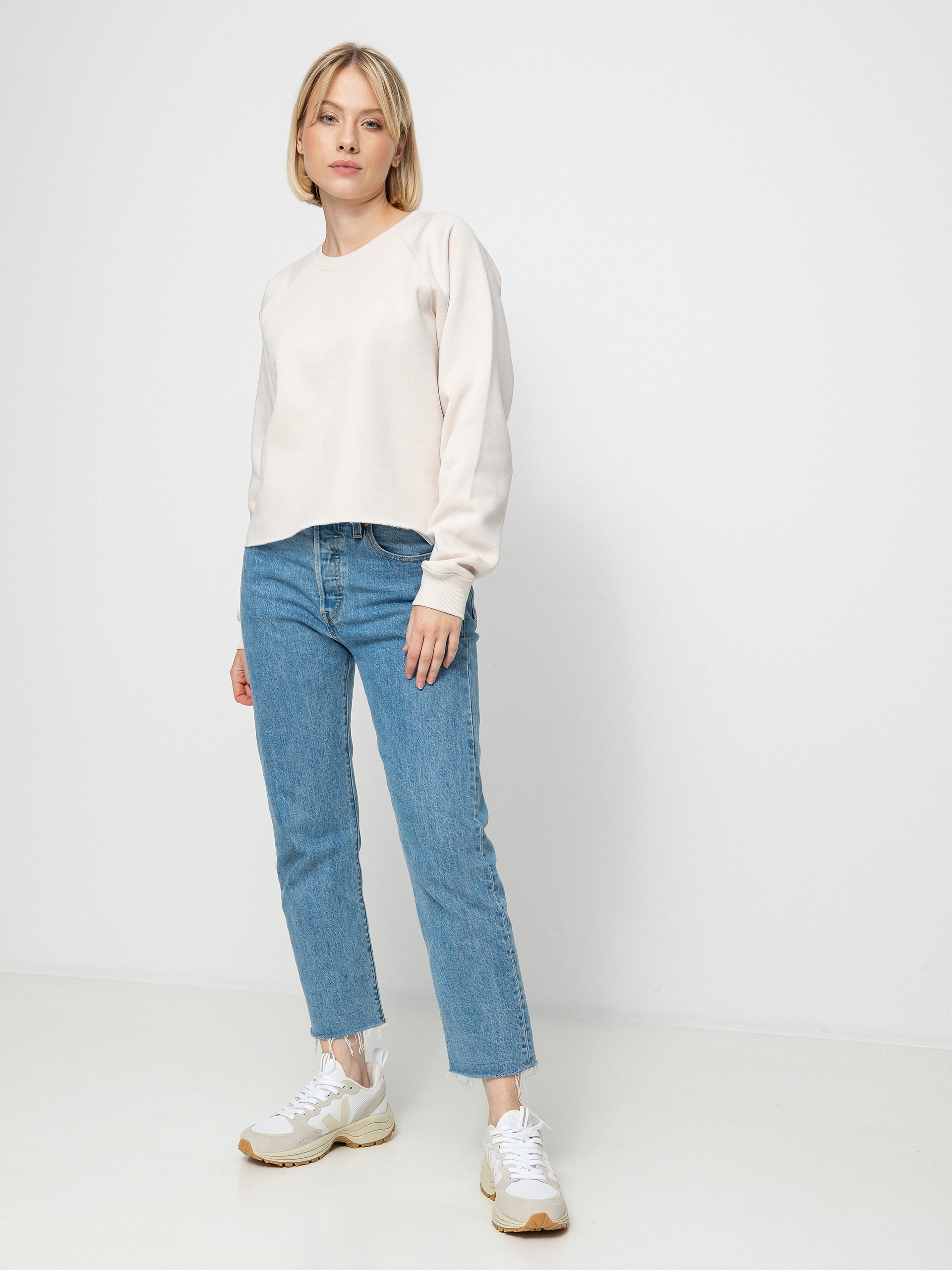 Bluza Volcom Truly Stoked Crew Wmn (moonbeam)