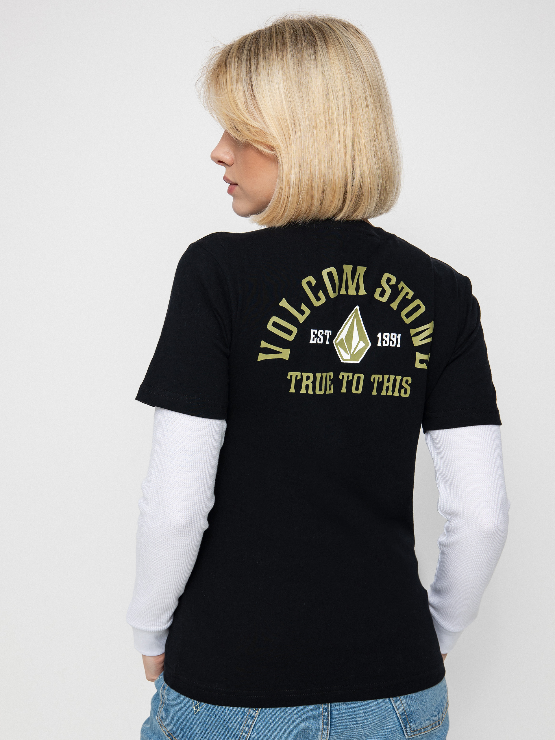 Longsleeve Volcom Ranchamigo Twofer JR (black)