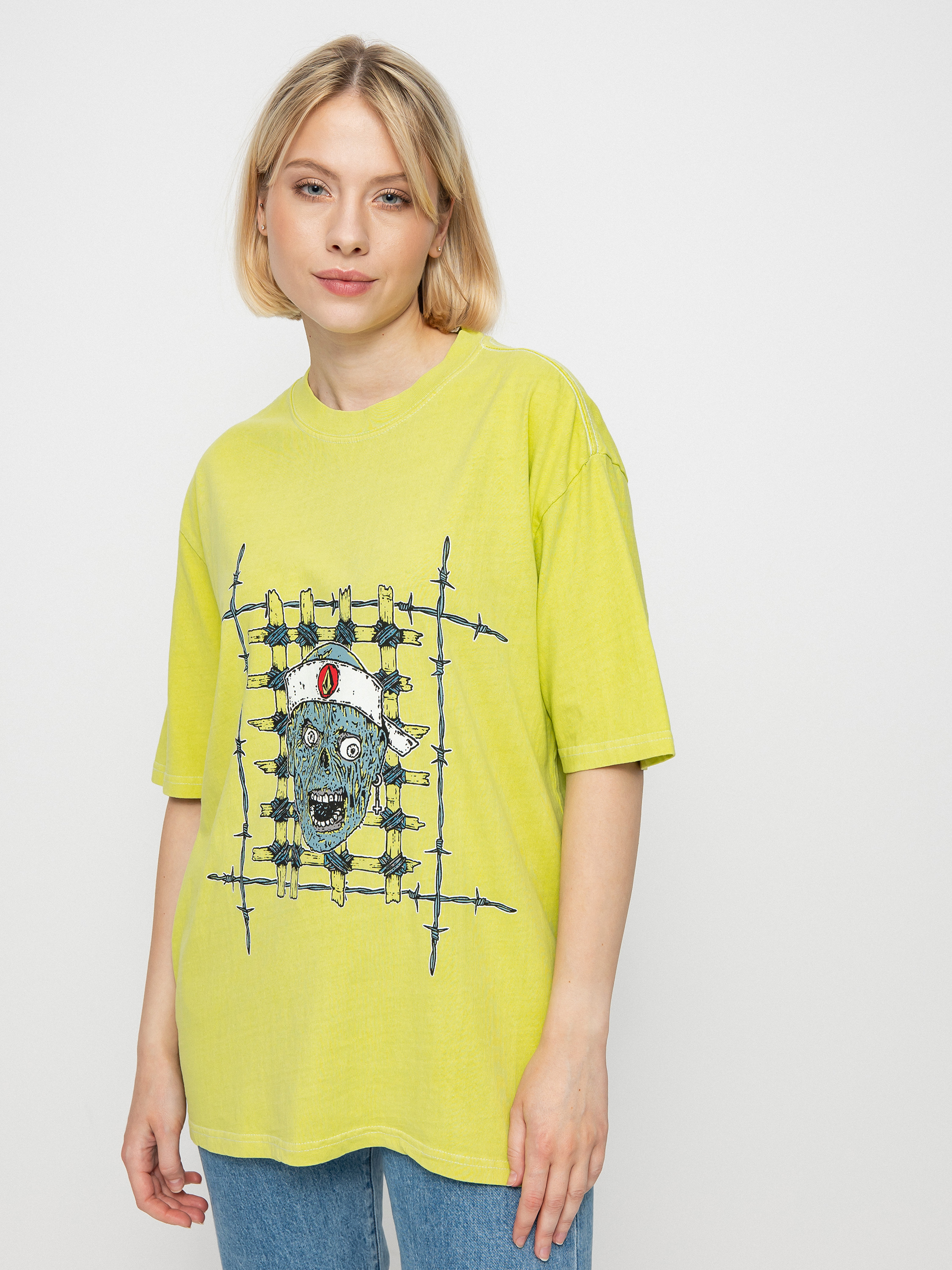 T-shirt Volcom Richard French Fa Gd Lse Wmn (limeade)
