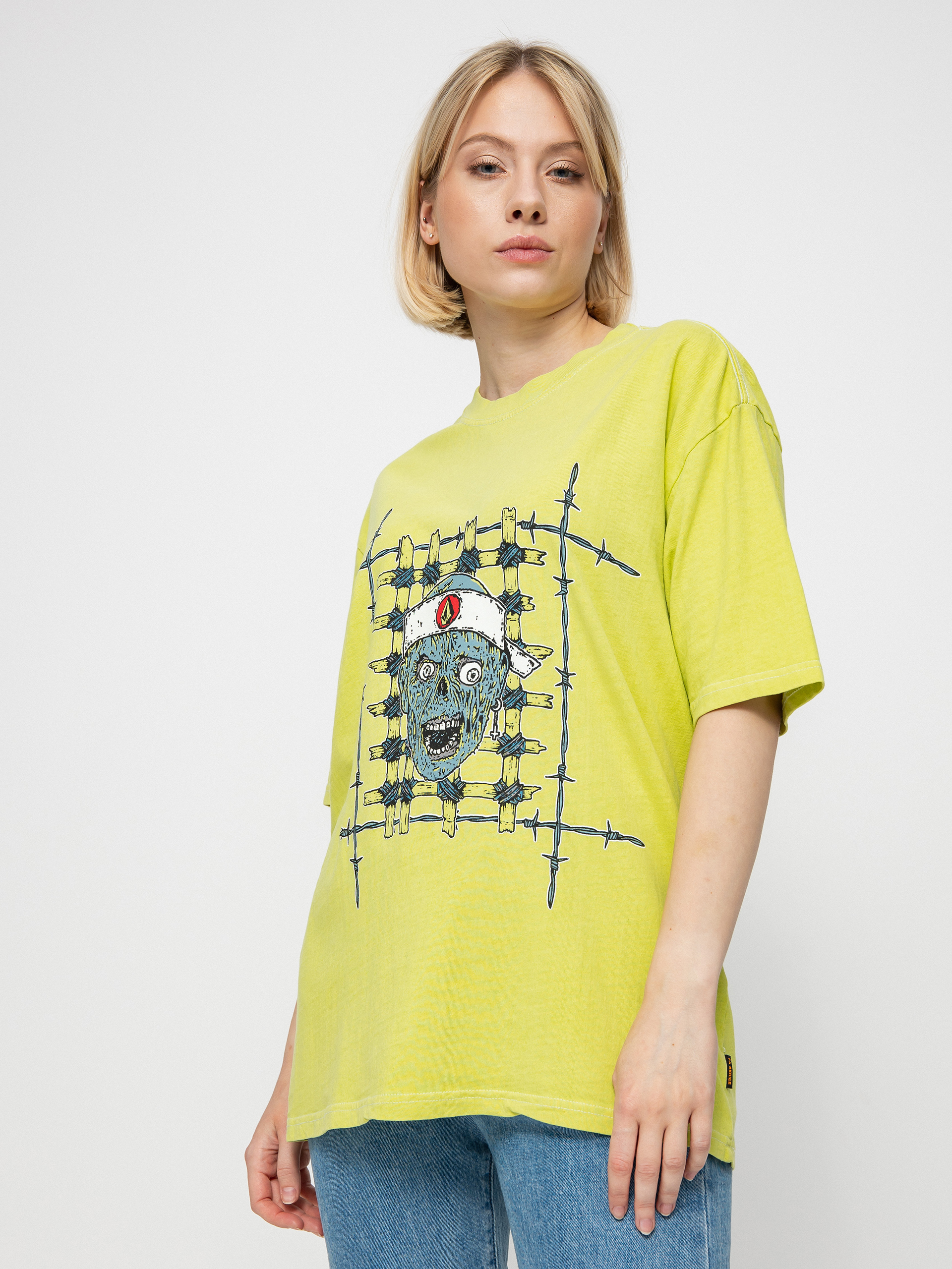 T-shirt Volcom Richard French Fa Gd Lse Wmn (limeade)