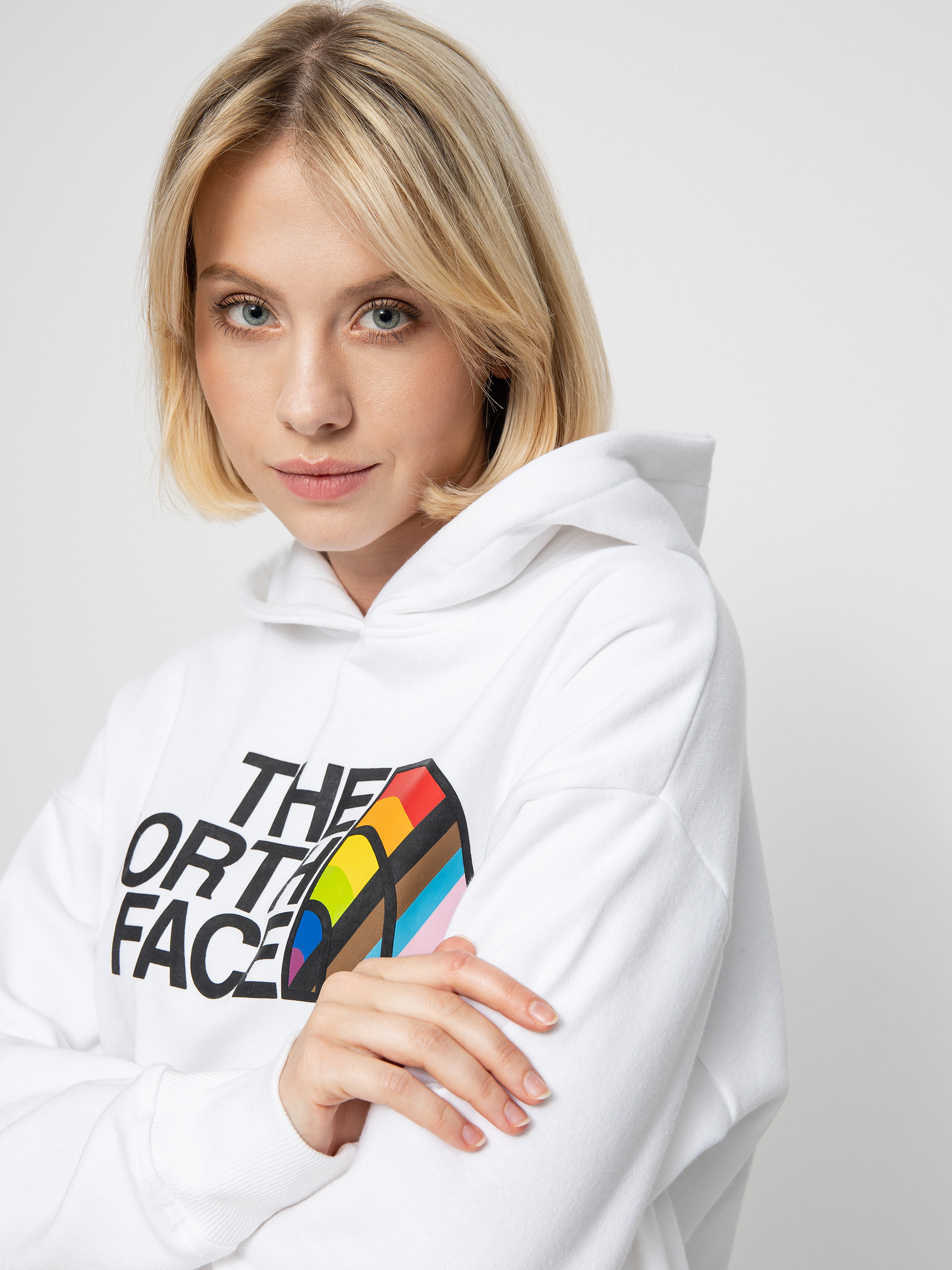 Bluza z kapturem The North Face Pride HD Wmn (tnf white)