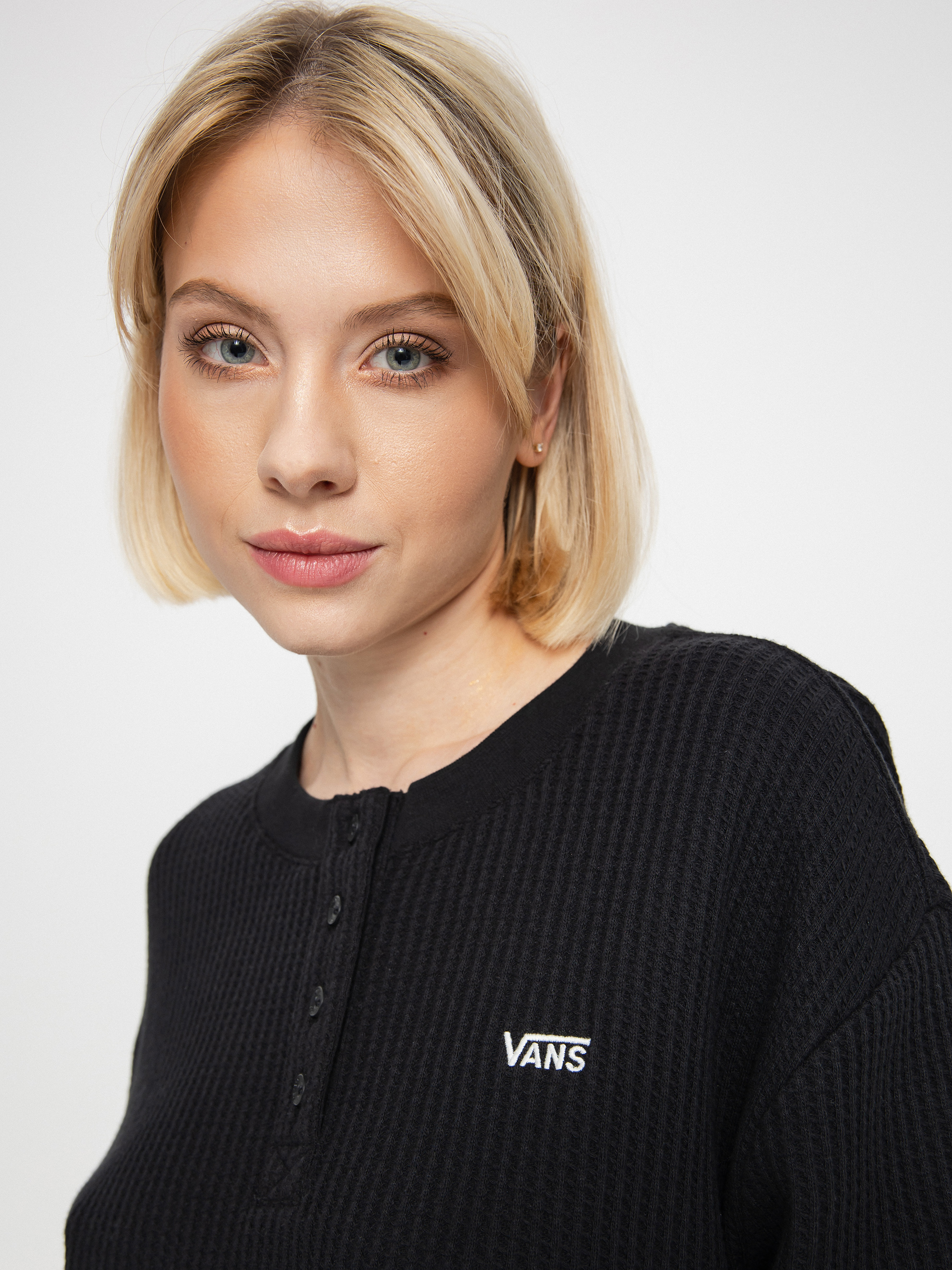 Bluza Vans Laid Back Henley Wmn (black)