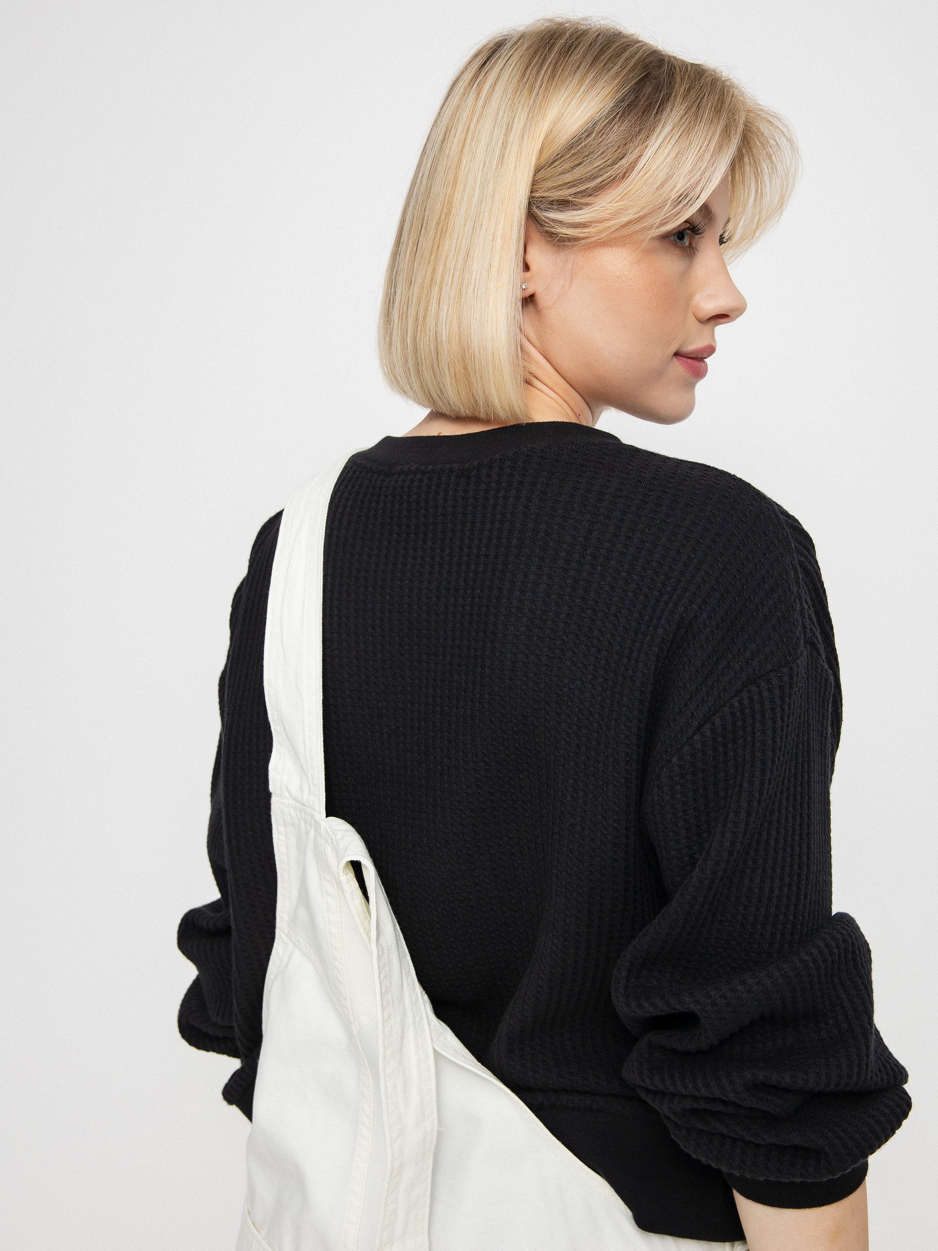 Bluza Vans Laid Back Henley Wmn (black)