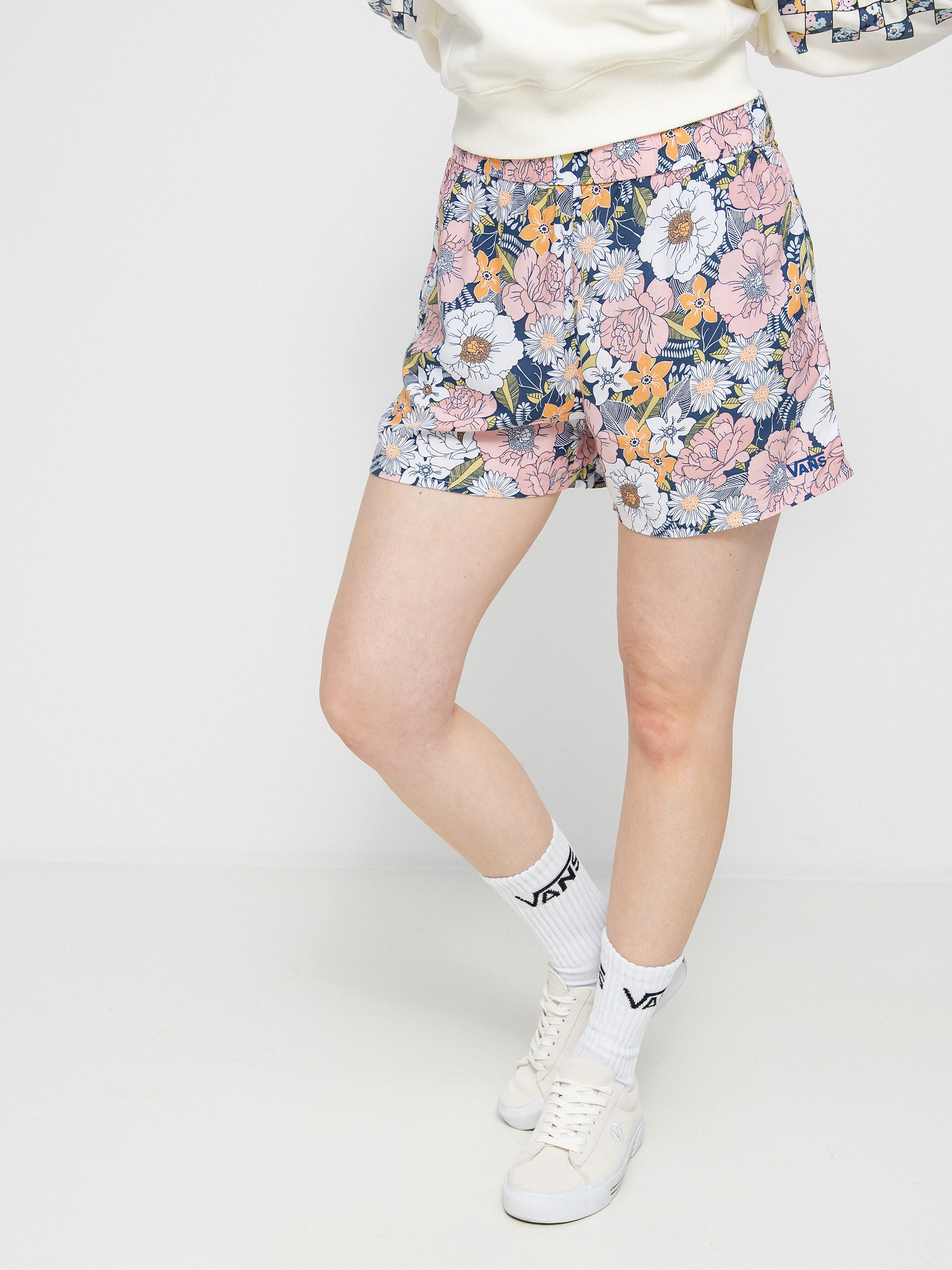Szorty Vans Summer Print Woven Short Wmn (retro floral)