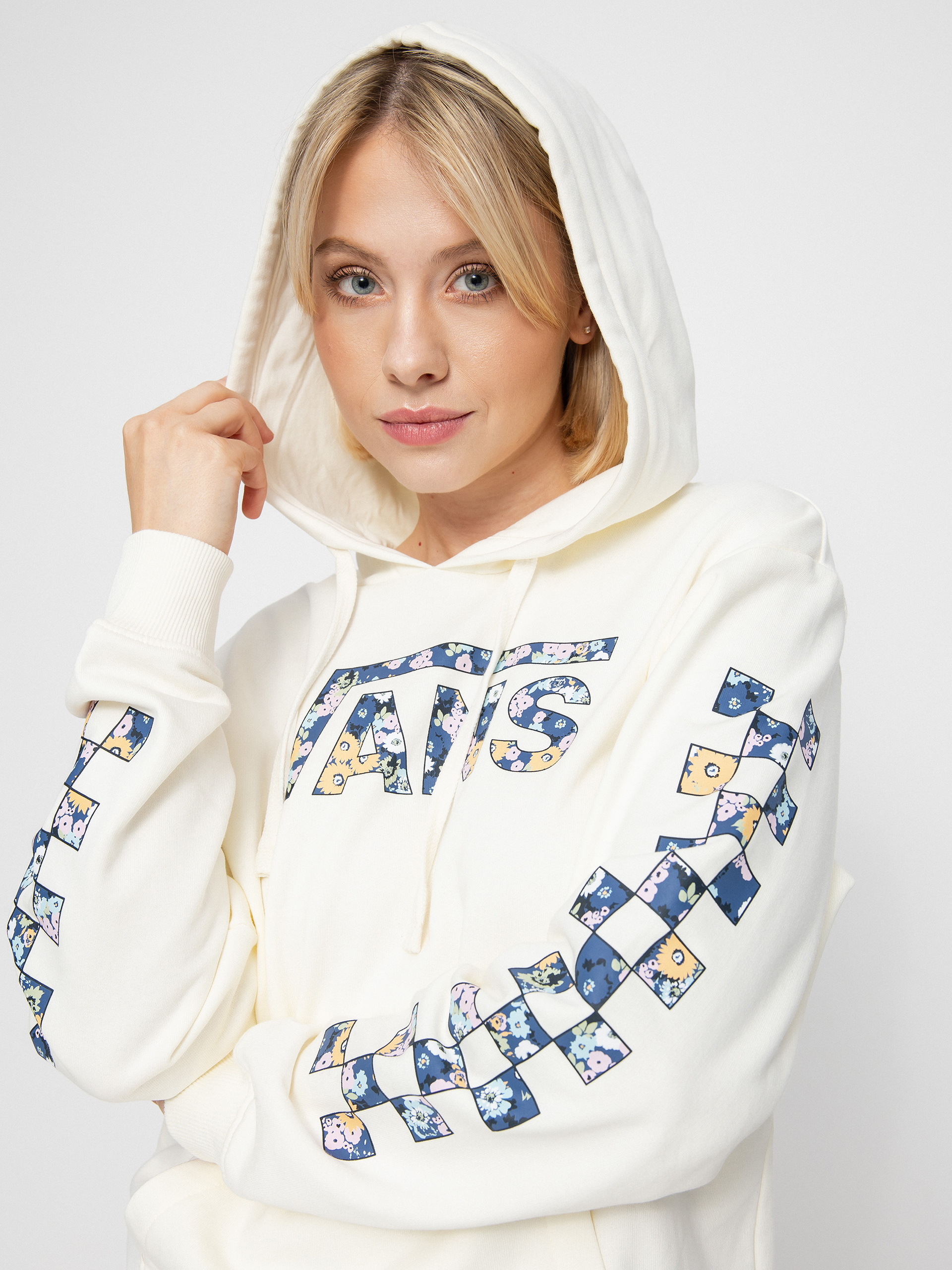 Bluza z kapturem Vans Filled In HD Wmn (marshmallow)