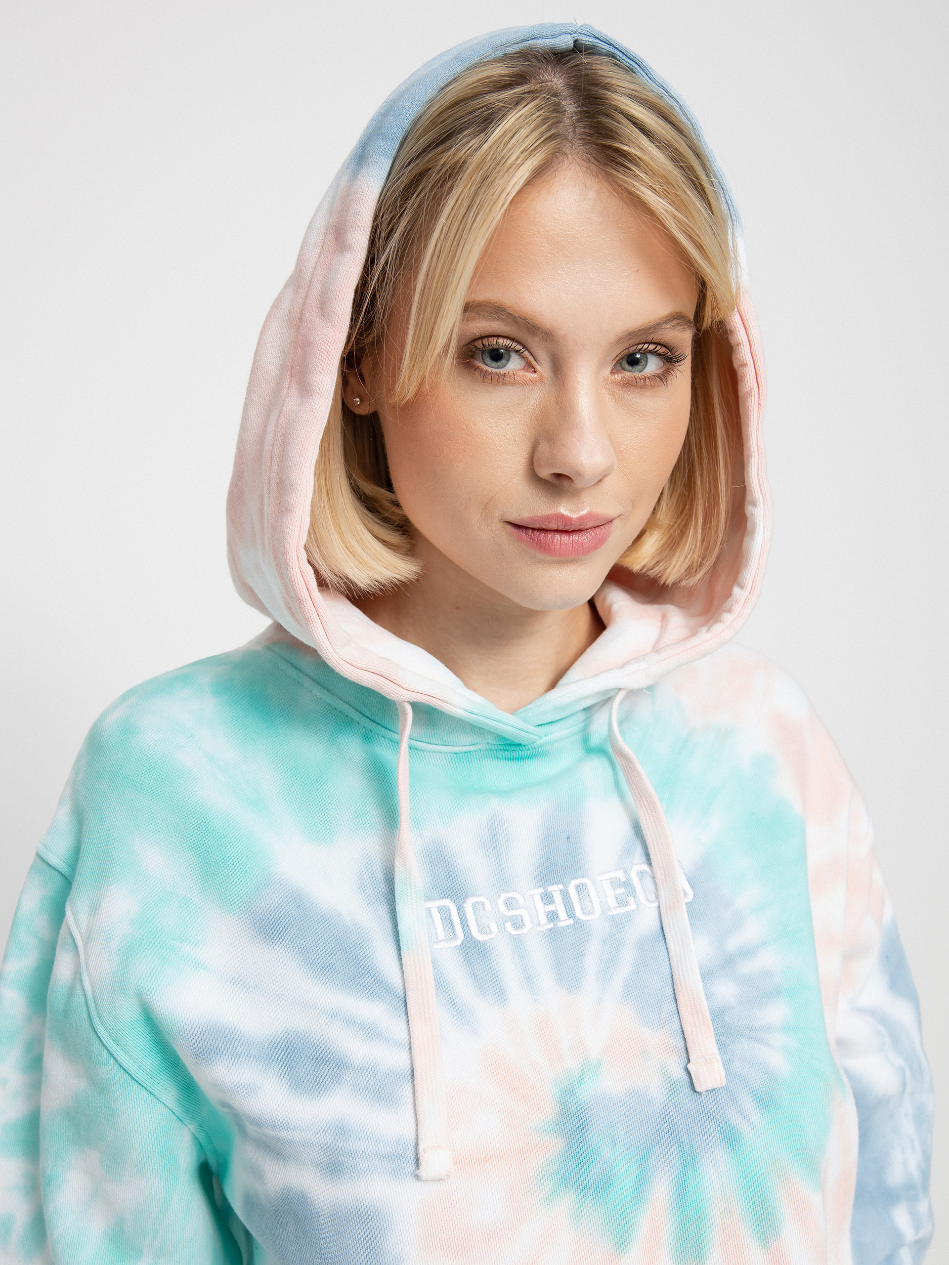 Bluza z kapturem DC Dazed HD Wmn (gossamer pink tie dye)