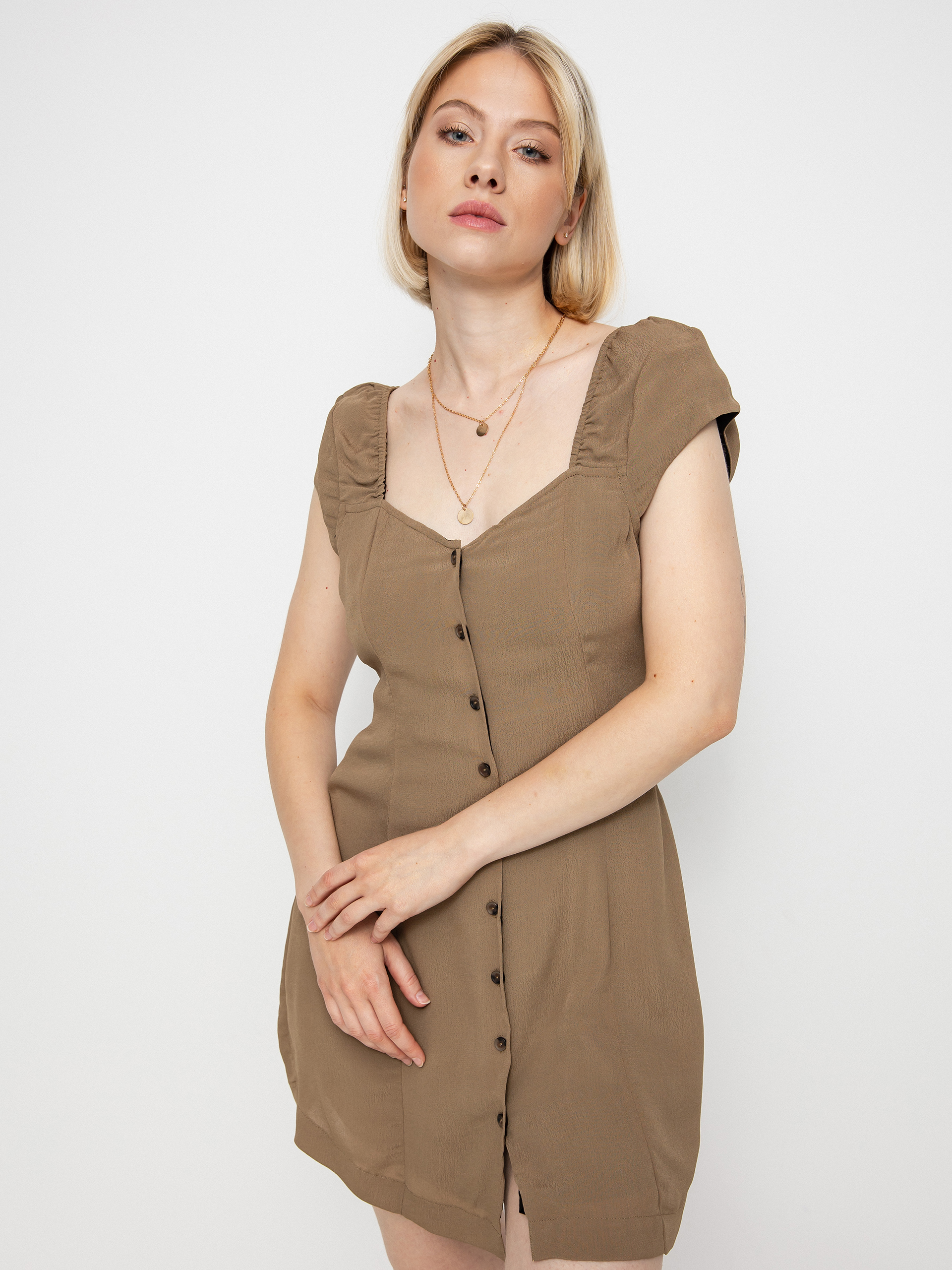 Sukienka RVCA Interruption Wmn (stone)