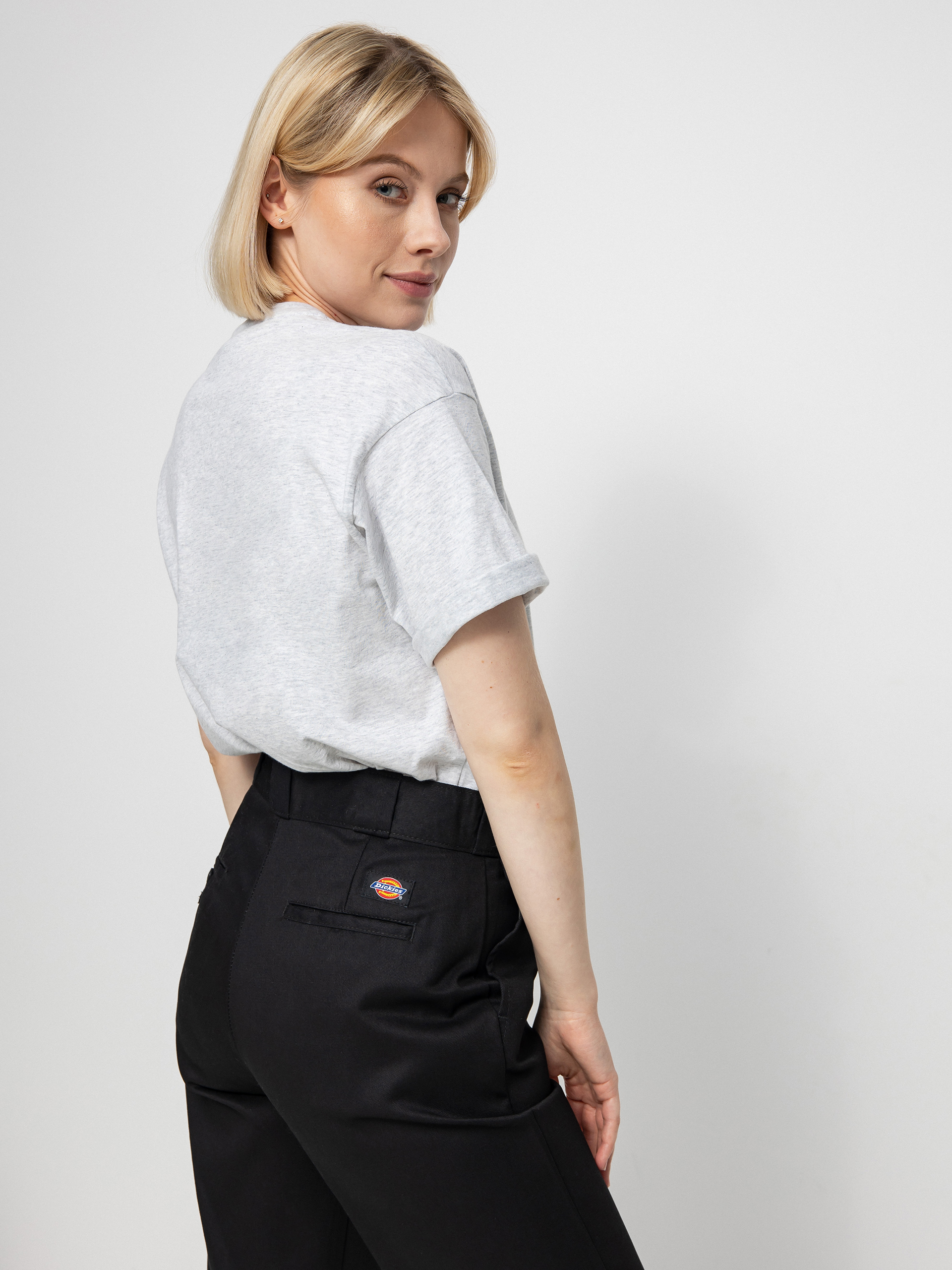 T-shirt Carhartt WIP Chase Wmn (ash heather/gold)