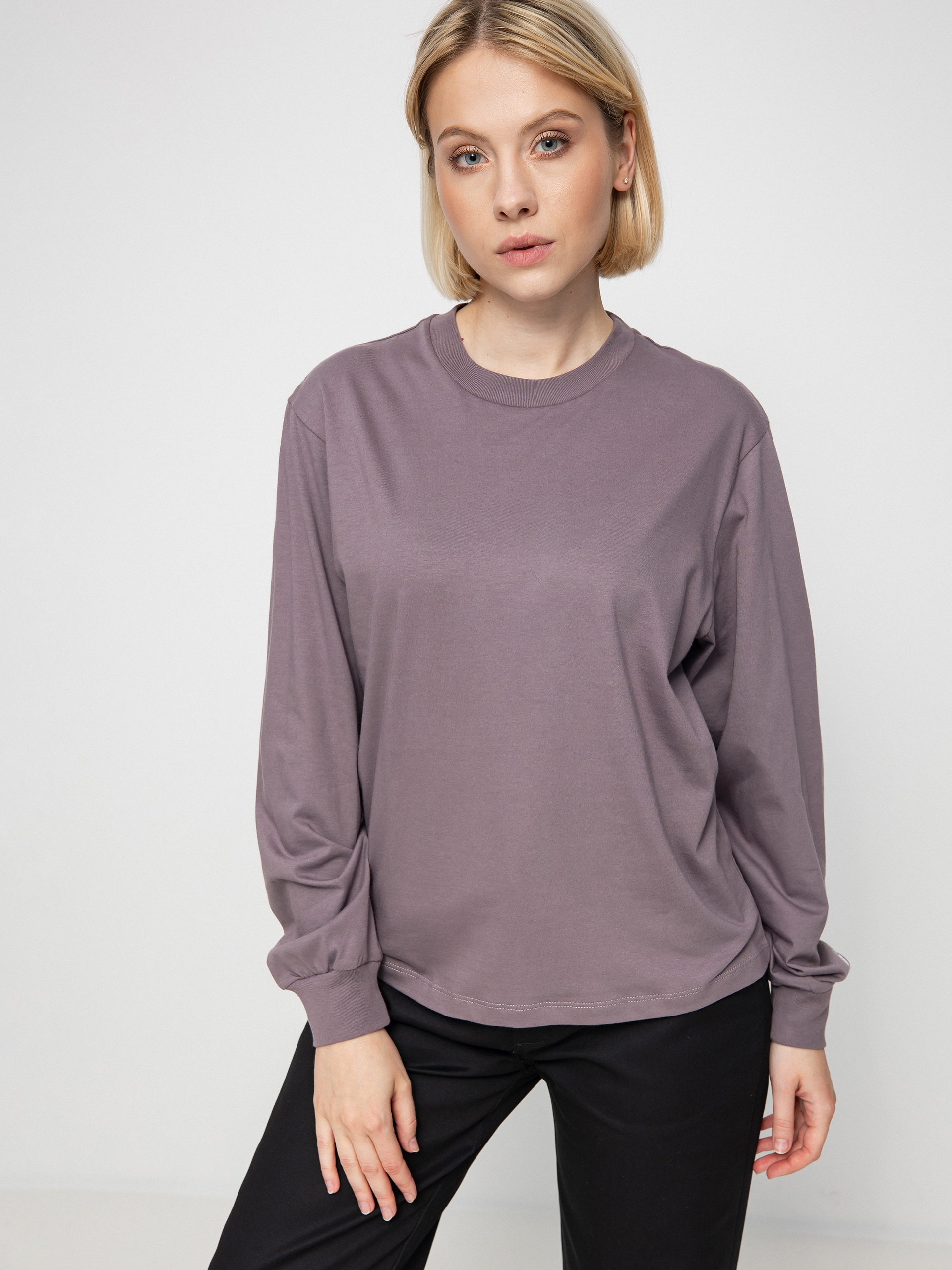 Longsleeve Carhartt WIP Casey Wmn (misty thistle/silver)