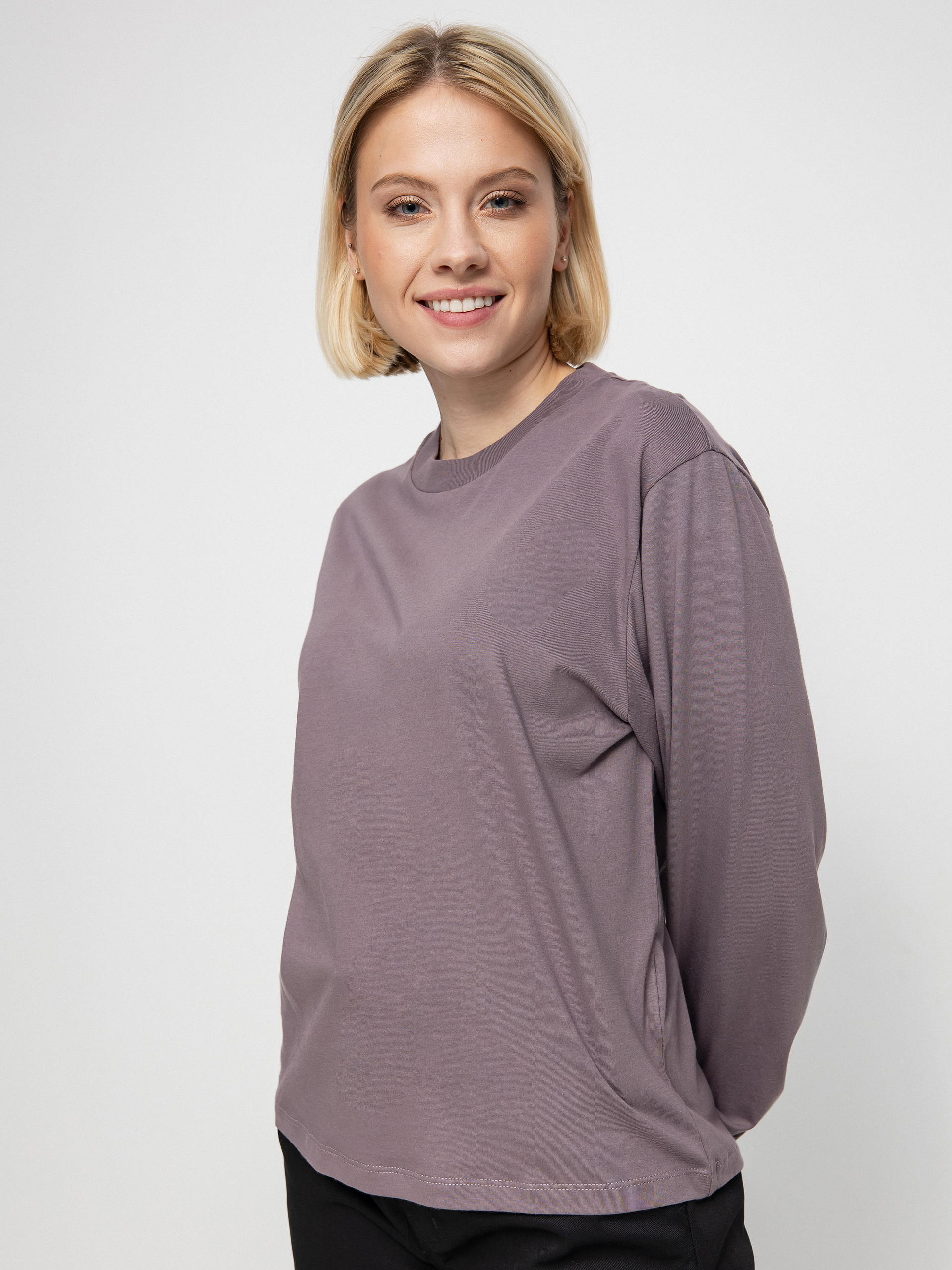 Longsleeve Carhartt WIP Casey Wmn (misty thistle/silver)