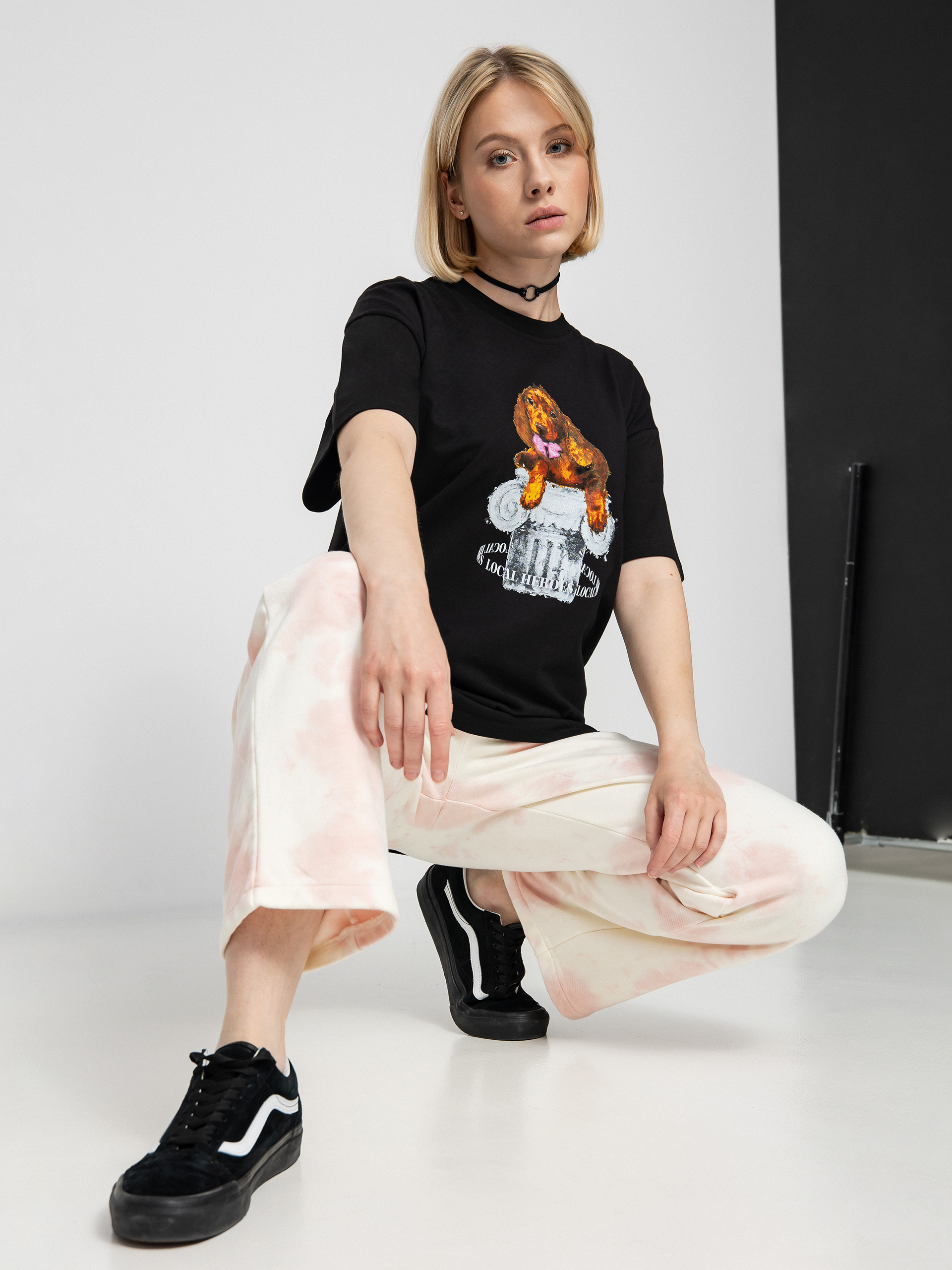 T-shirt Local Heroes Puppy Wmn (black)