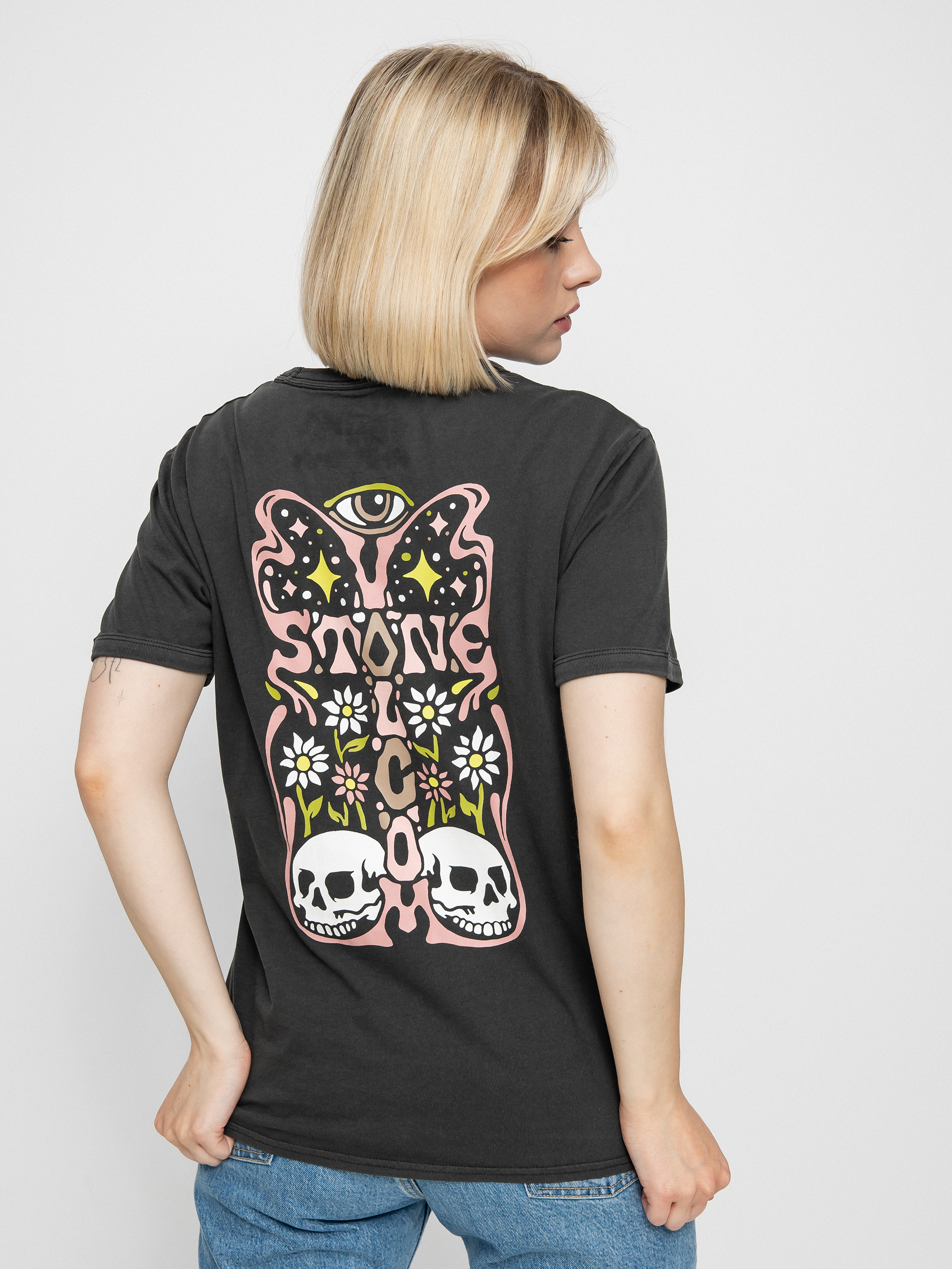T-shirt Volcom Truly Ringer Wmn (black)