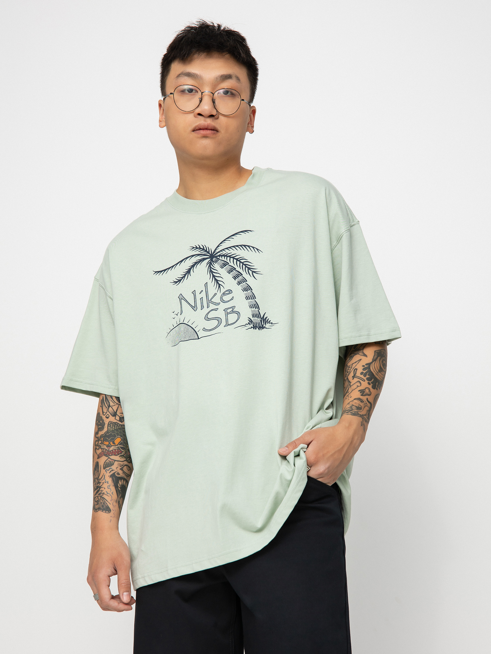 T-shirt Nike SB Island Time (seafoam)