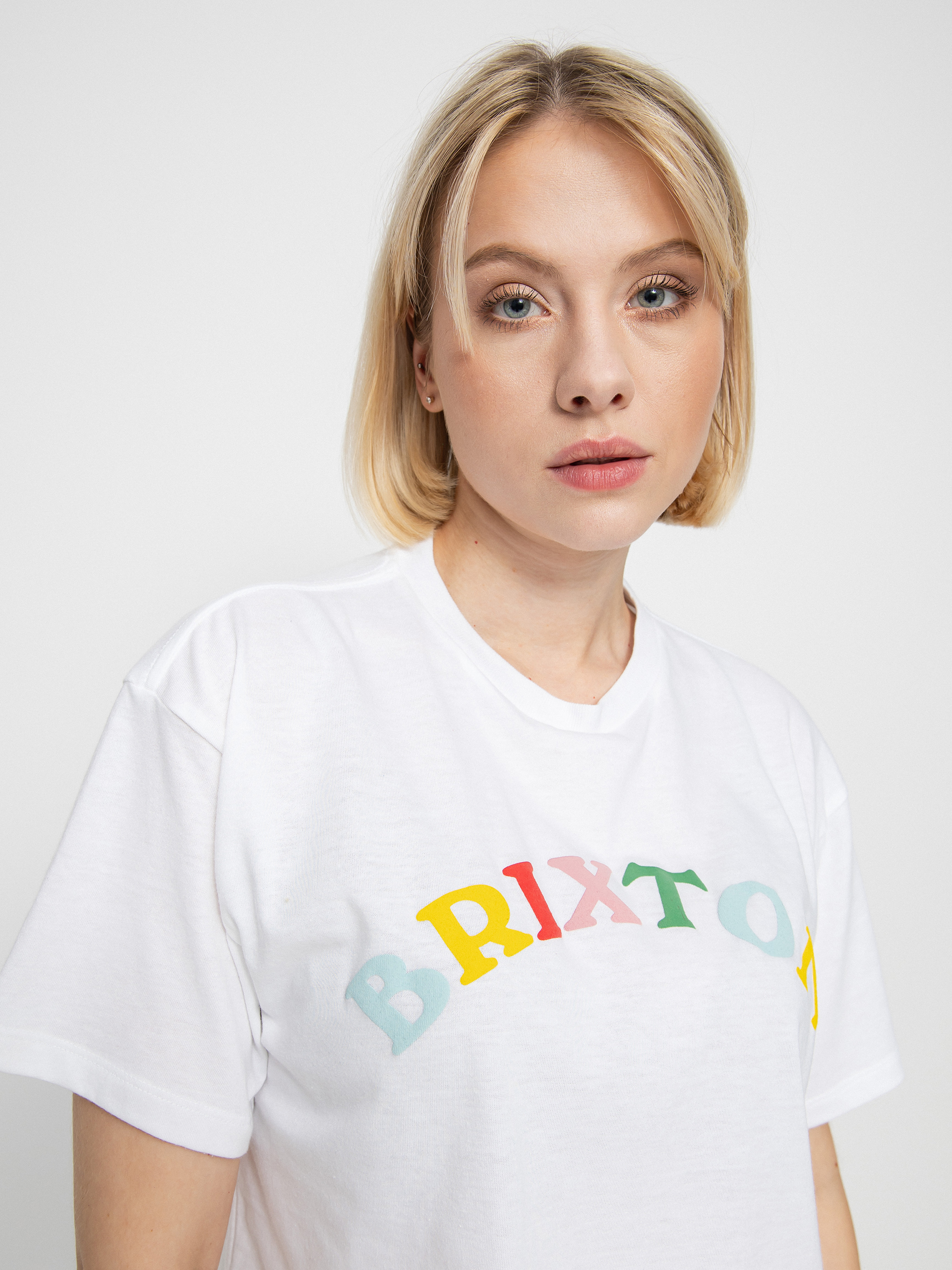 T-shirt Brixton Feelings Skimmer Wmn (white)