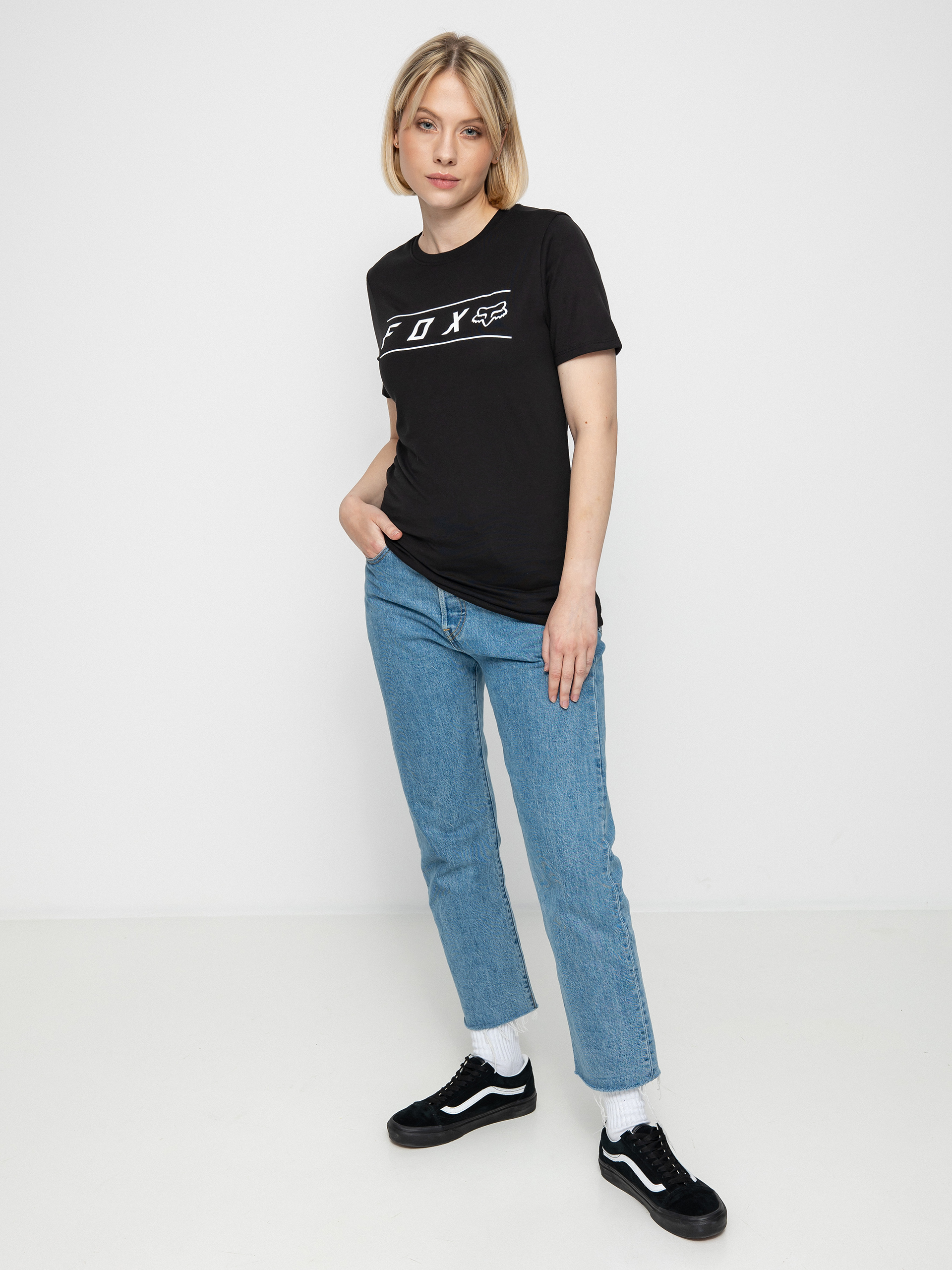 T-shirt Fox W Pinnacle Wmn (blk)