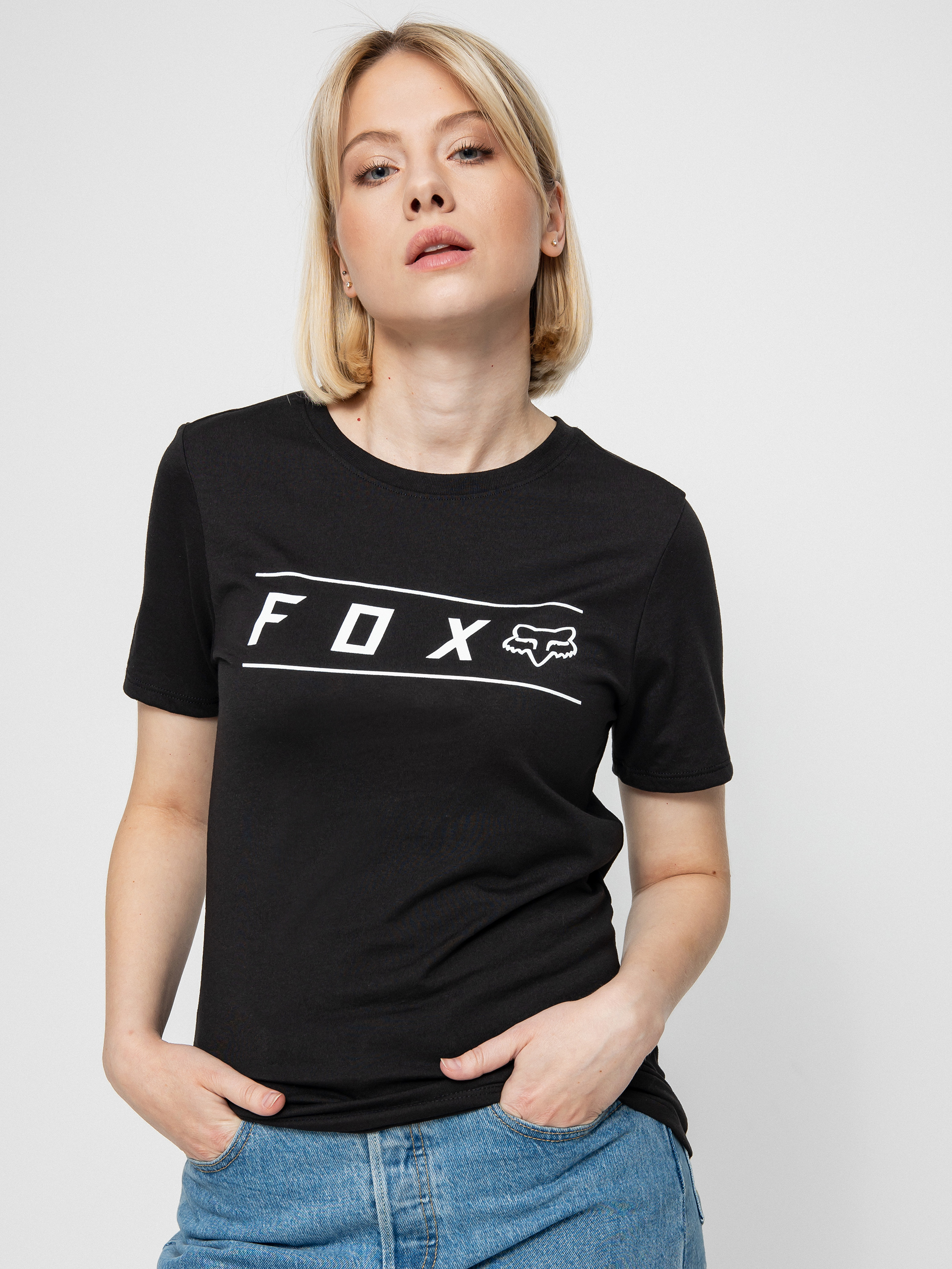 T-shirt Fox W Pinnacle Wmn (blk)