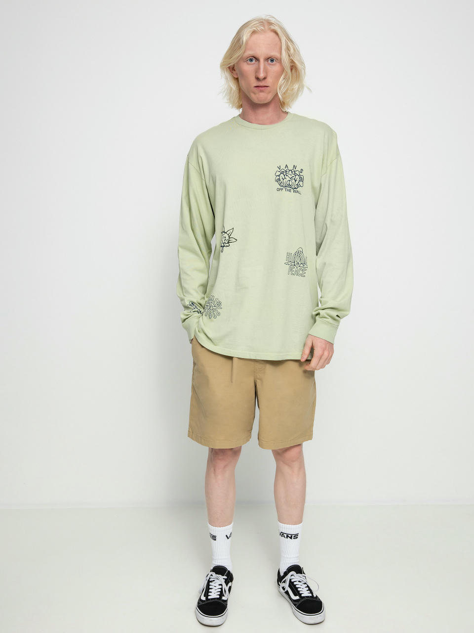 Longsleeve Vans Vintage Peace Of Mind (celadon green)