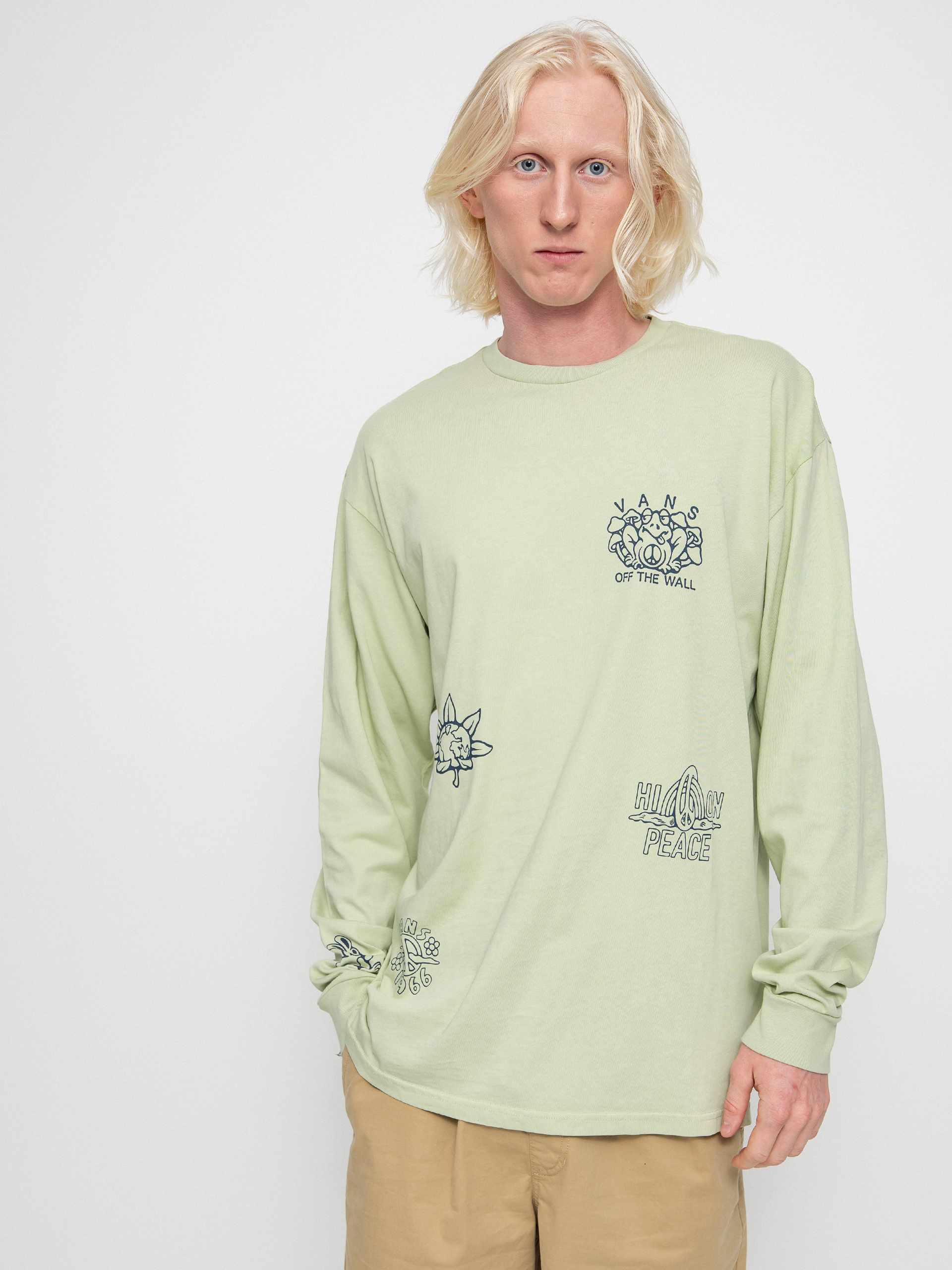 Longsleeve Vans Vintage Peace Of Mind (celadon green)
