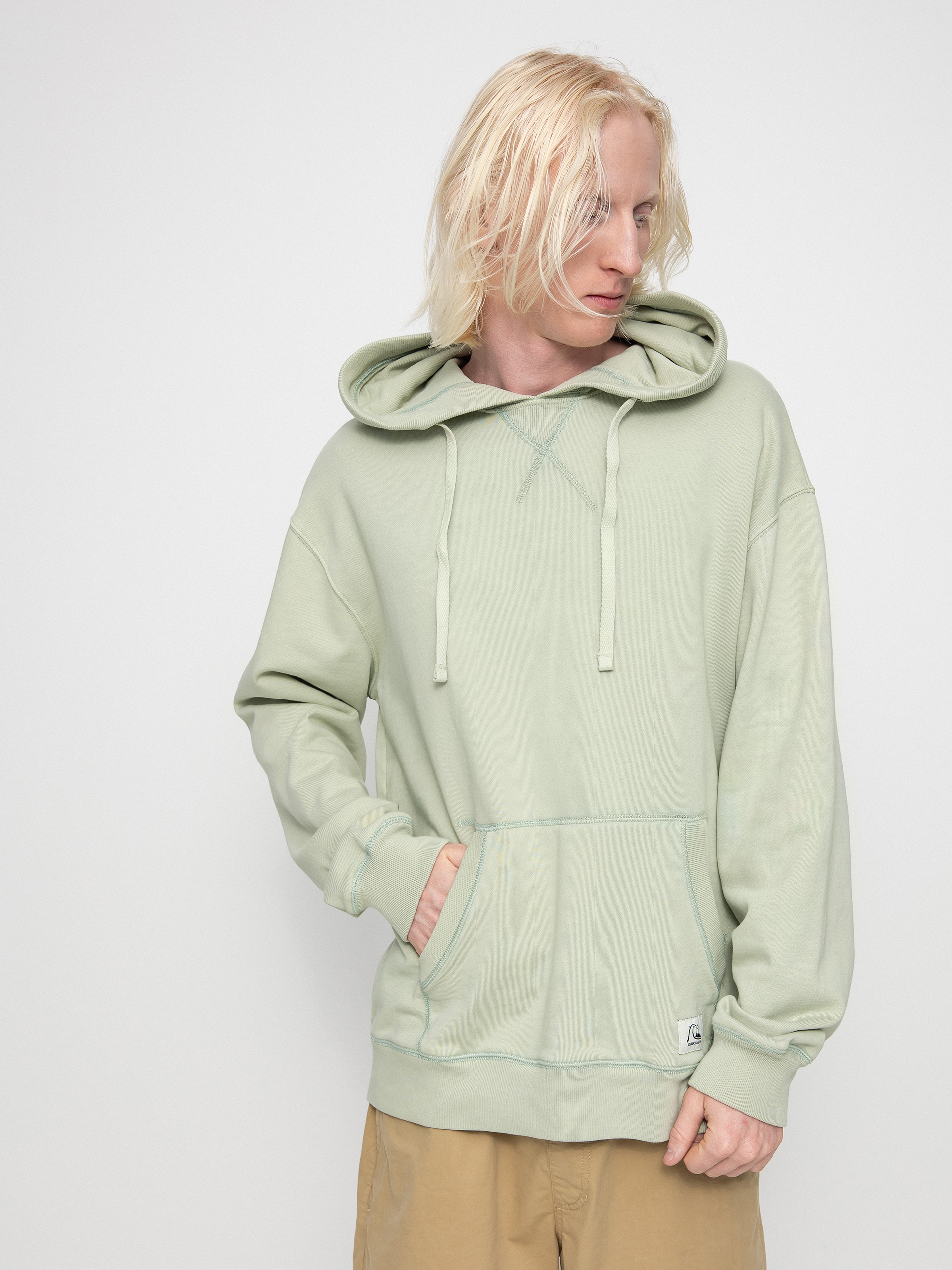 Bluza z kapturem Quiksilver Trip Away HD (green milieu)