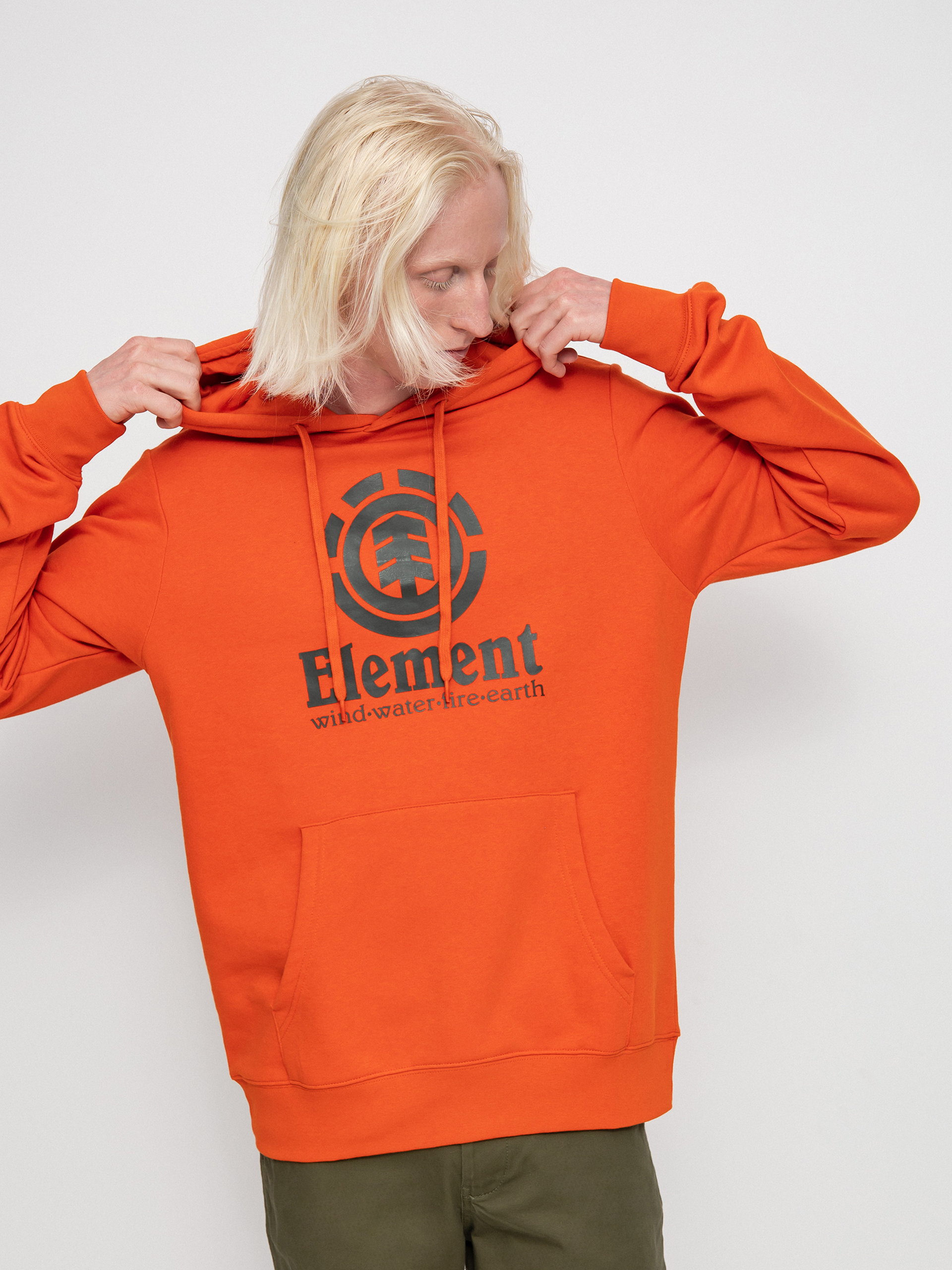 Bluza z kapturem Element Vertical HD (red clay)