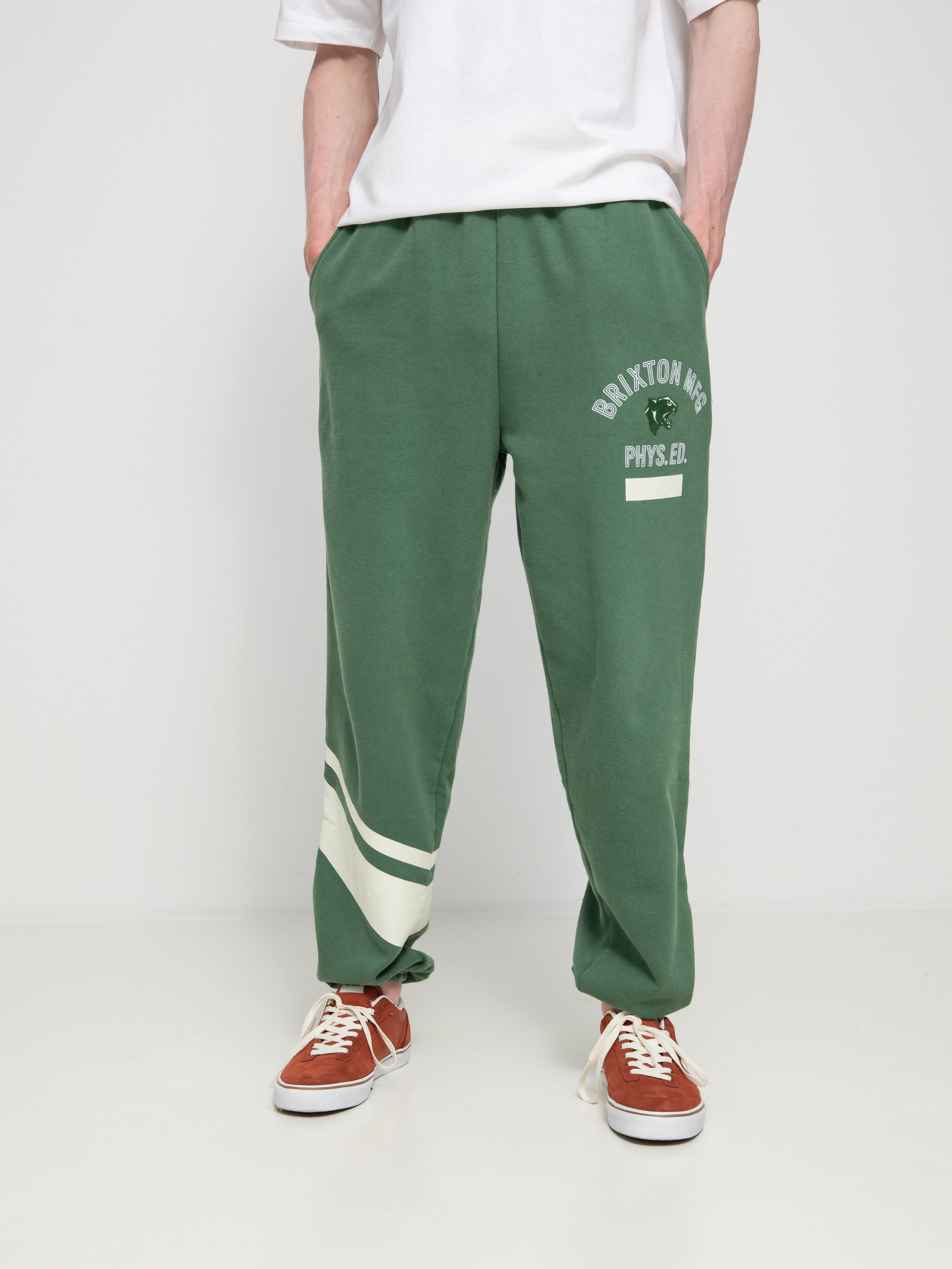 Spodnie Brixton Phys. Ed. Sweatpant (myrtle)