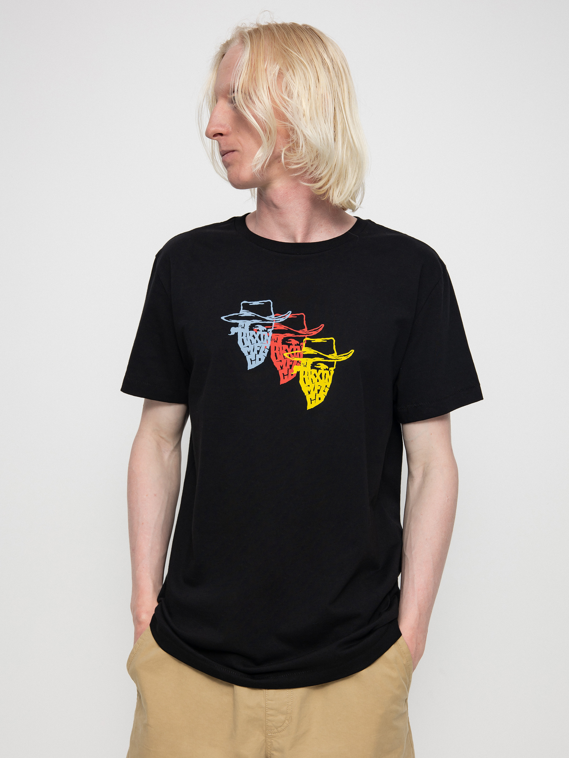 T-shirt Brixton Stick Up Tlrt (black)