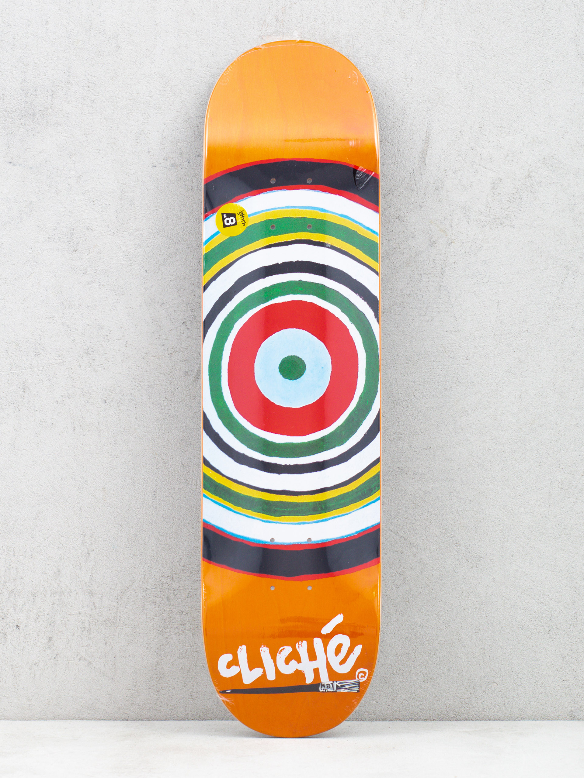 Deck Cliche Painted Circle Rhm (orange/multi)