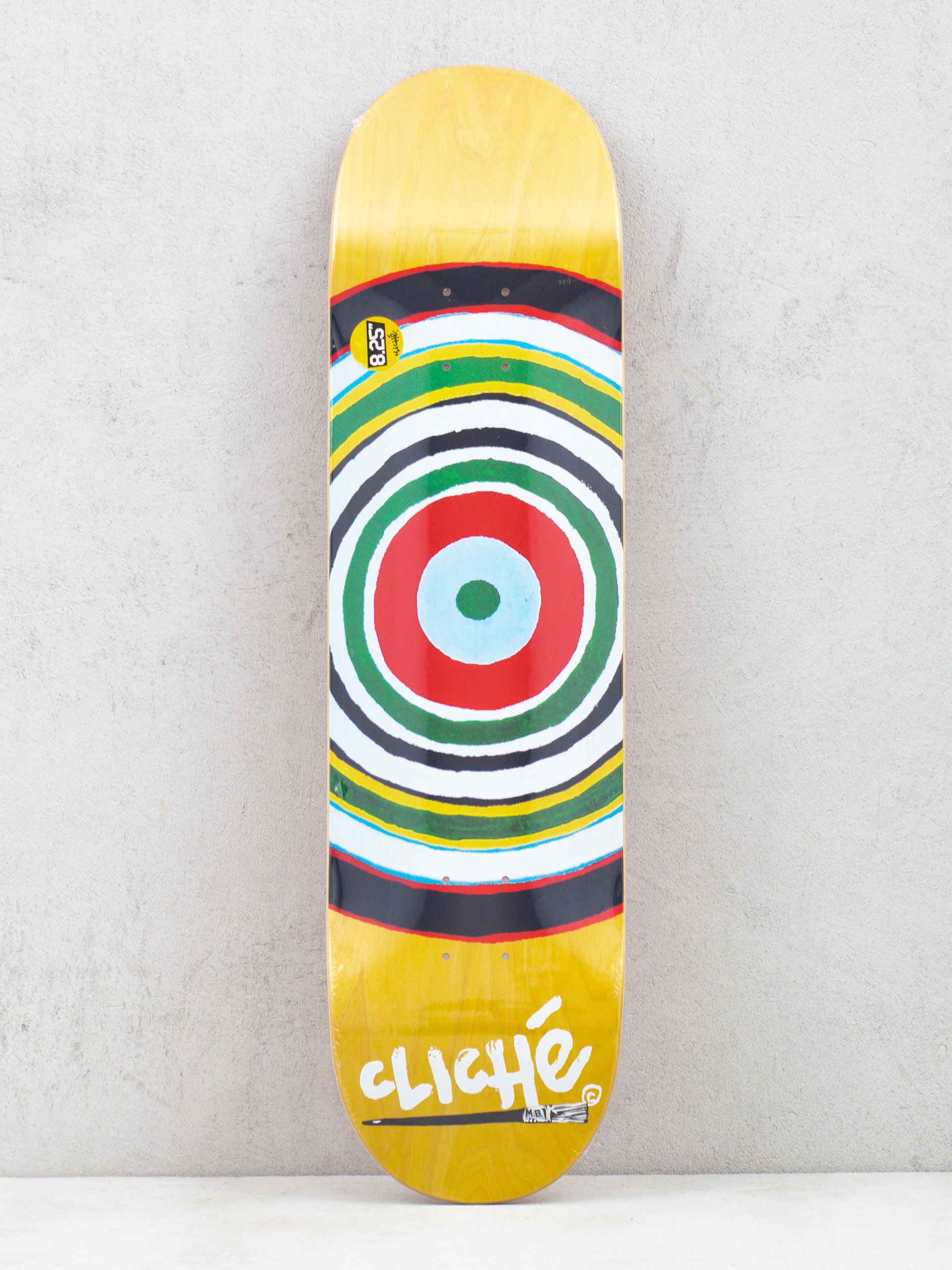 Deck Cliche Painted Circle Rhm (yellow/multi)