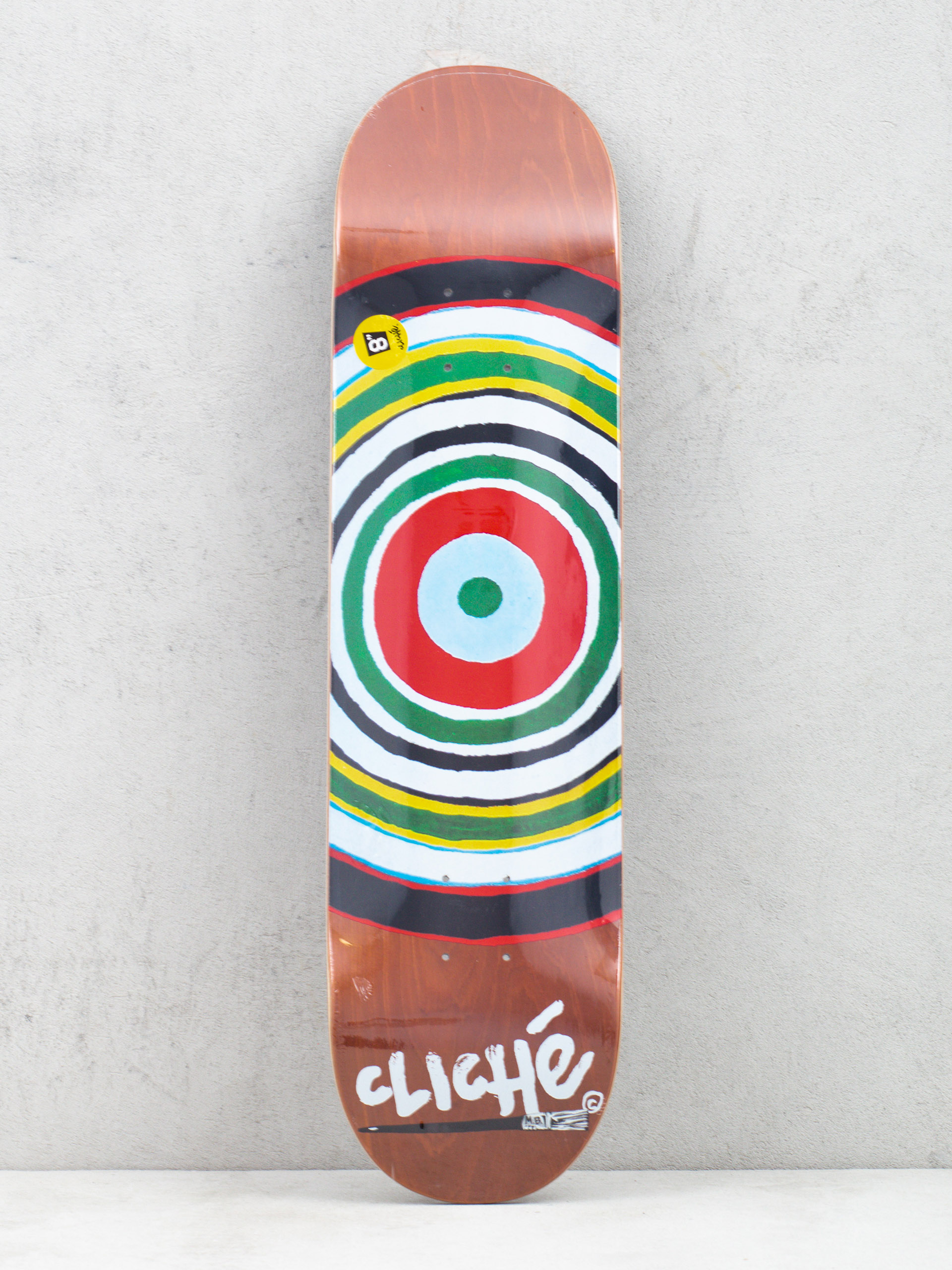 Deck Cliche Painted Circle Rhm (brown/multi)