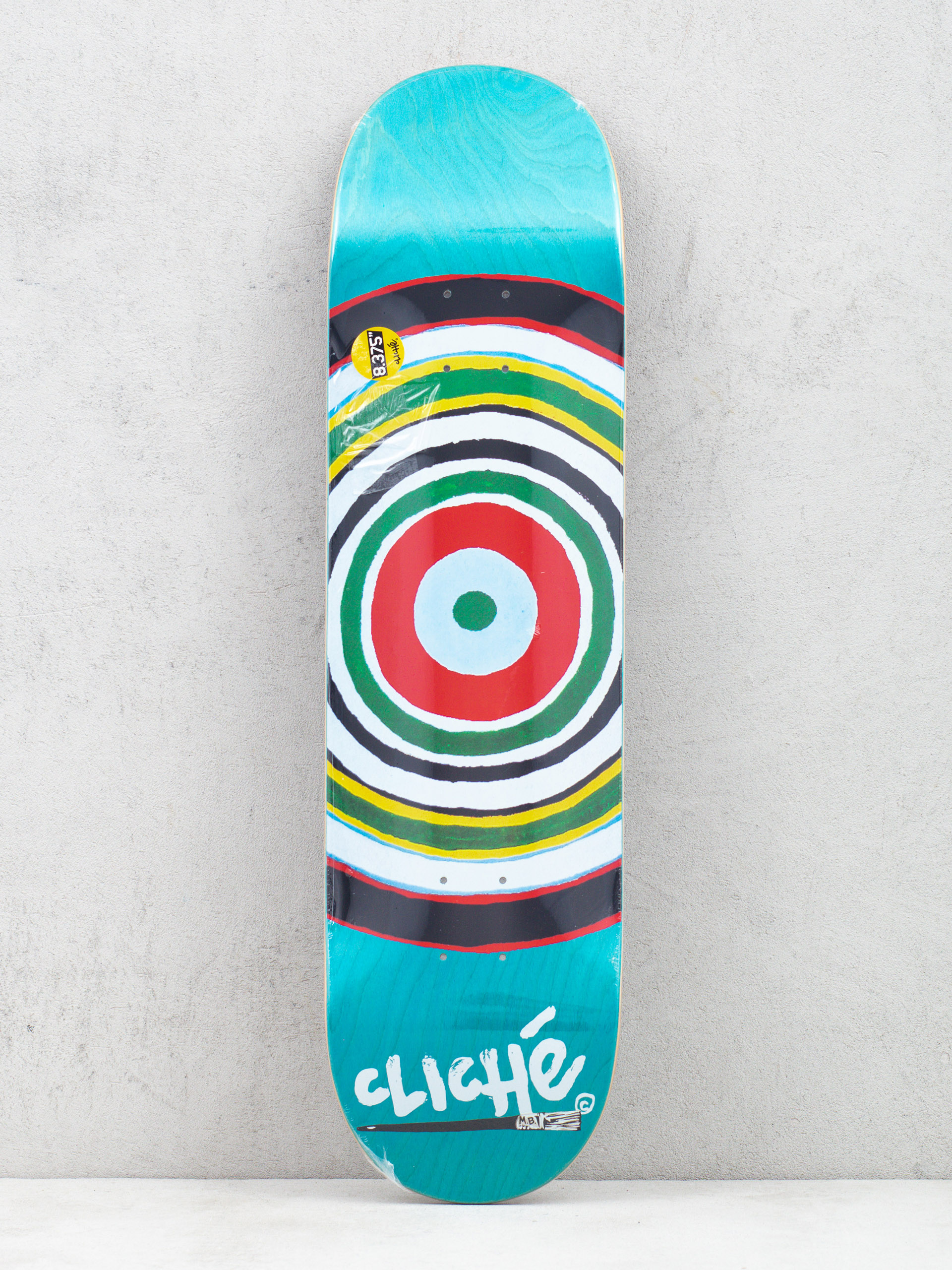 Deck Cliche Painted Circle Rhm (teal/multi)