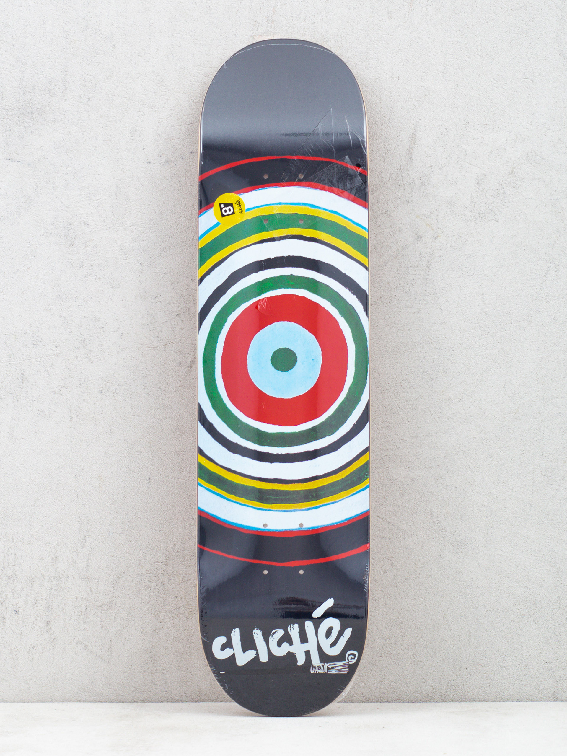 Deck Cliche Painted Circle Rhm (black/multi)