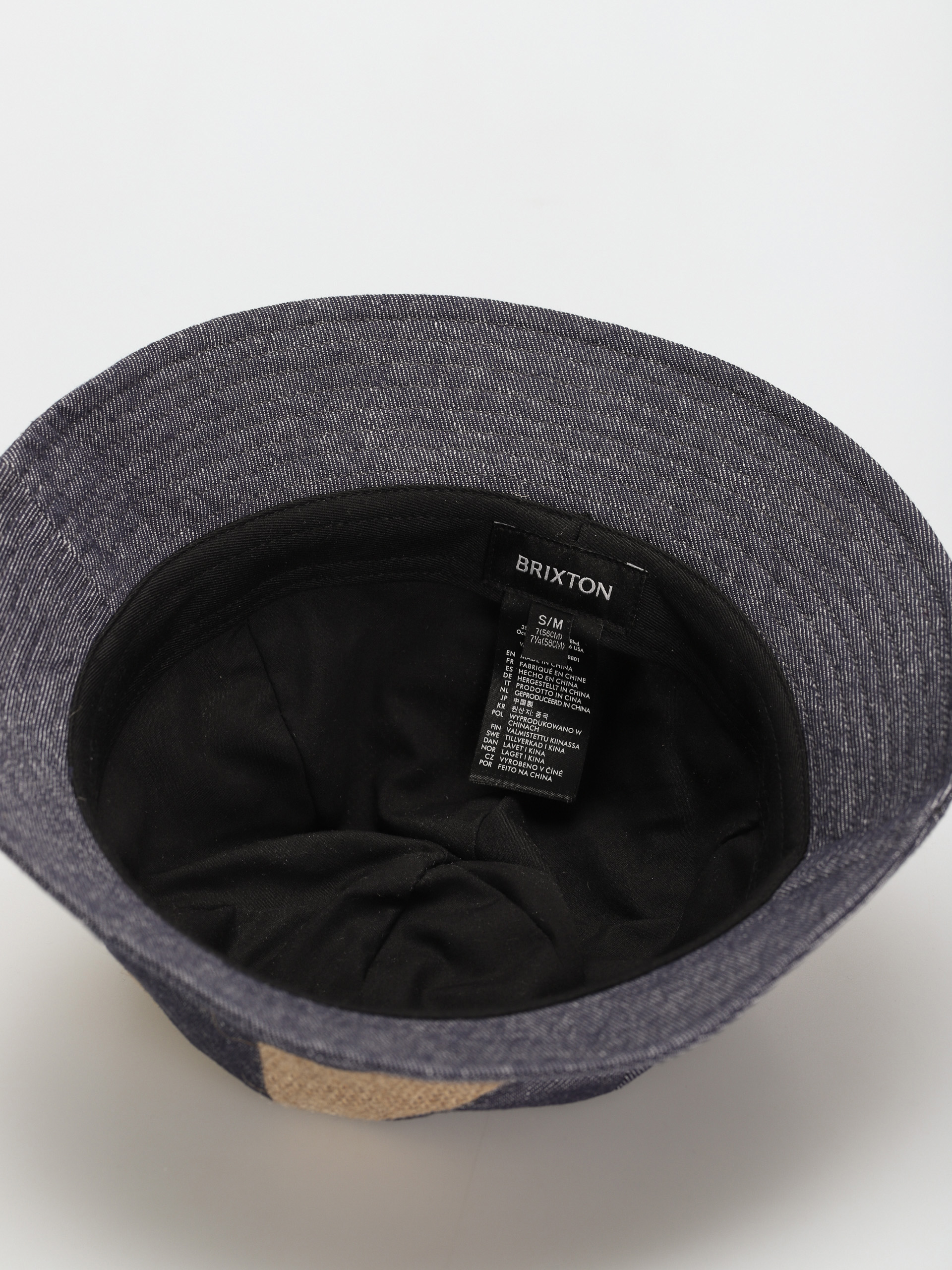 Kapelusz Brixton Prevail Packable Bucket Hat (denim/toffee)