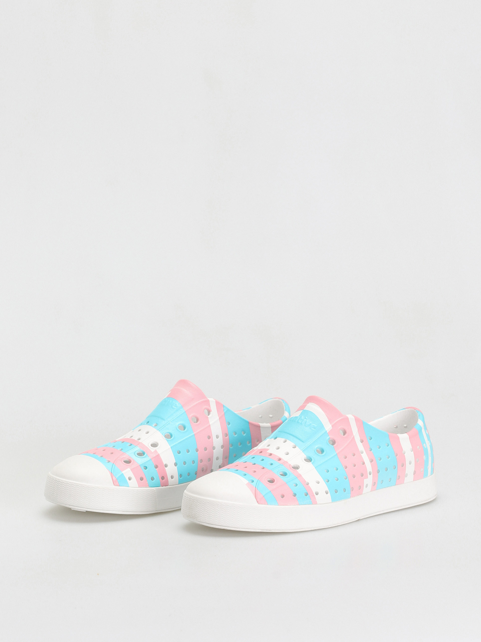 Buty Native Jefferson Print (shell white/shell white/pastel multi stripe)