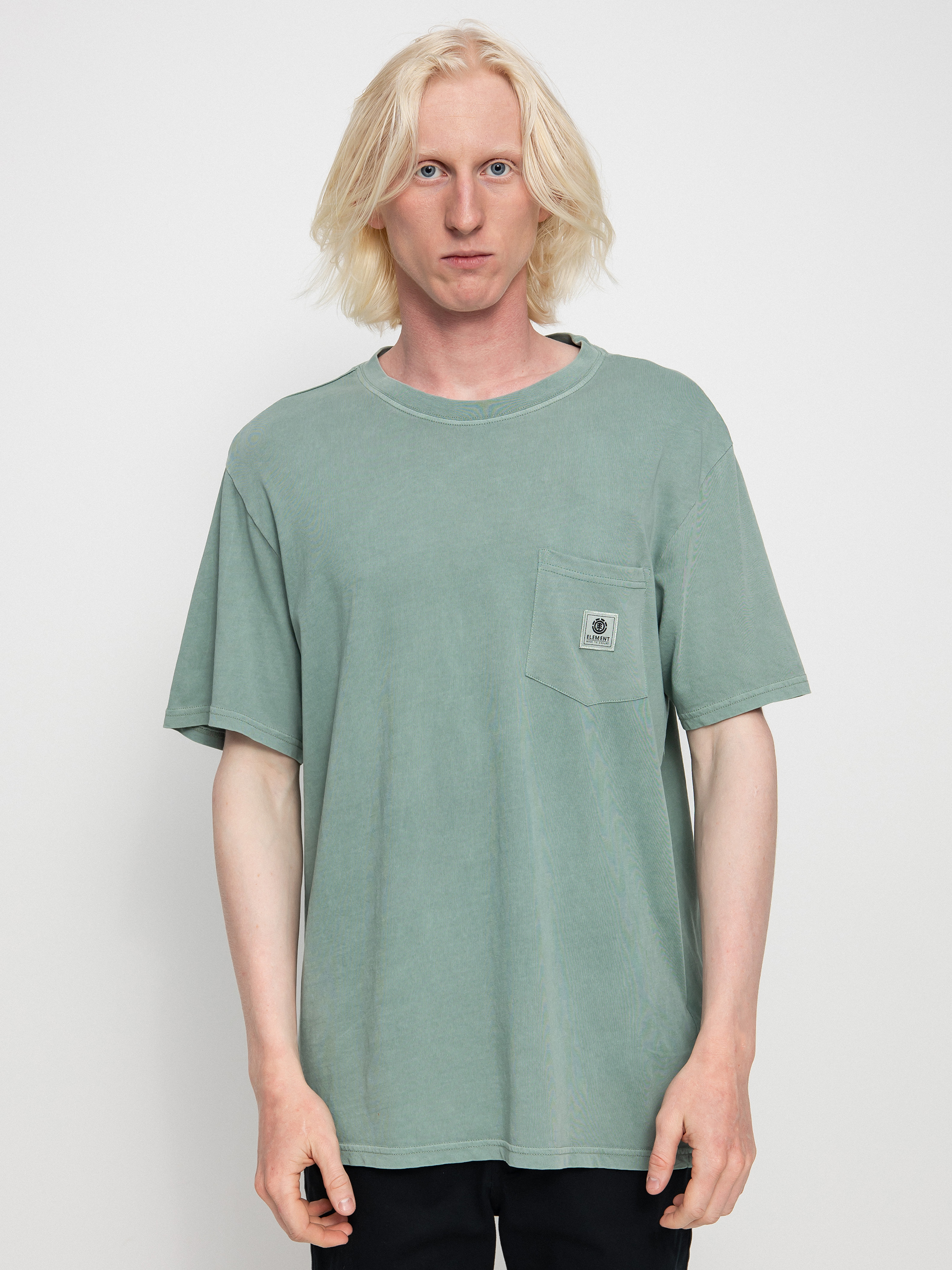 T-shirt Element Basic Pocket Label (chinois green)