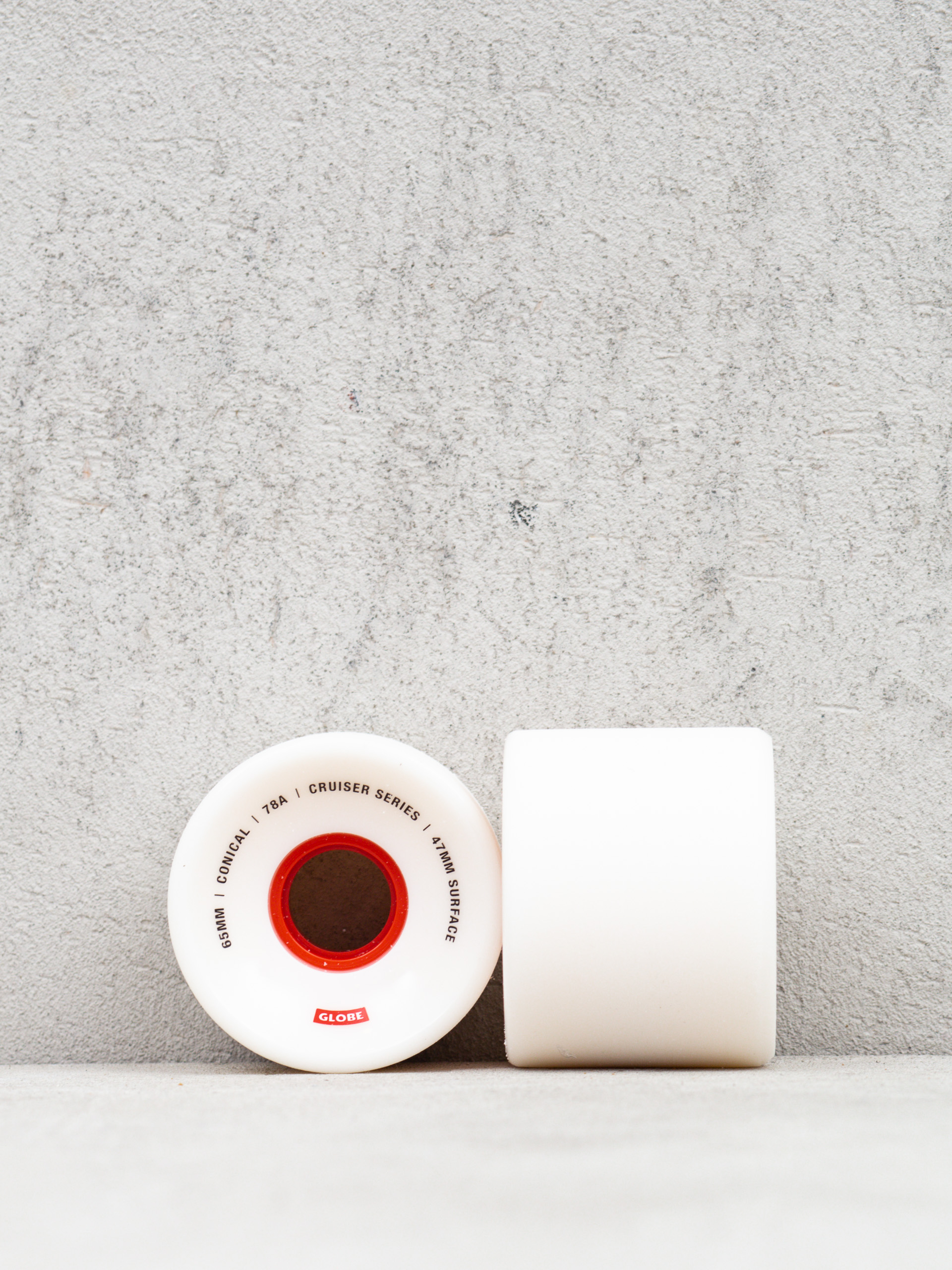 Ku00f3u0142ka Globe Conical Cruiser (white/red)