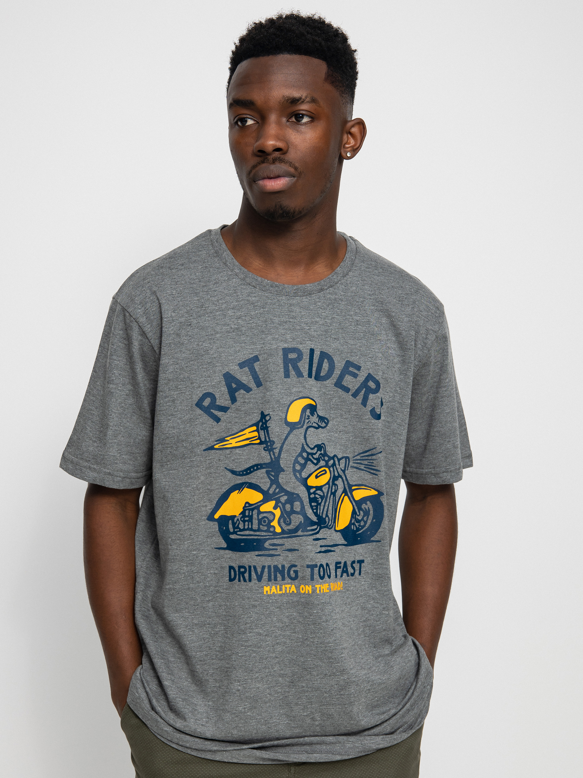 T-shirt Malita Rat Riders (heather grey)