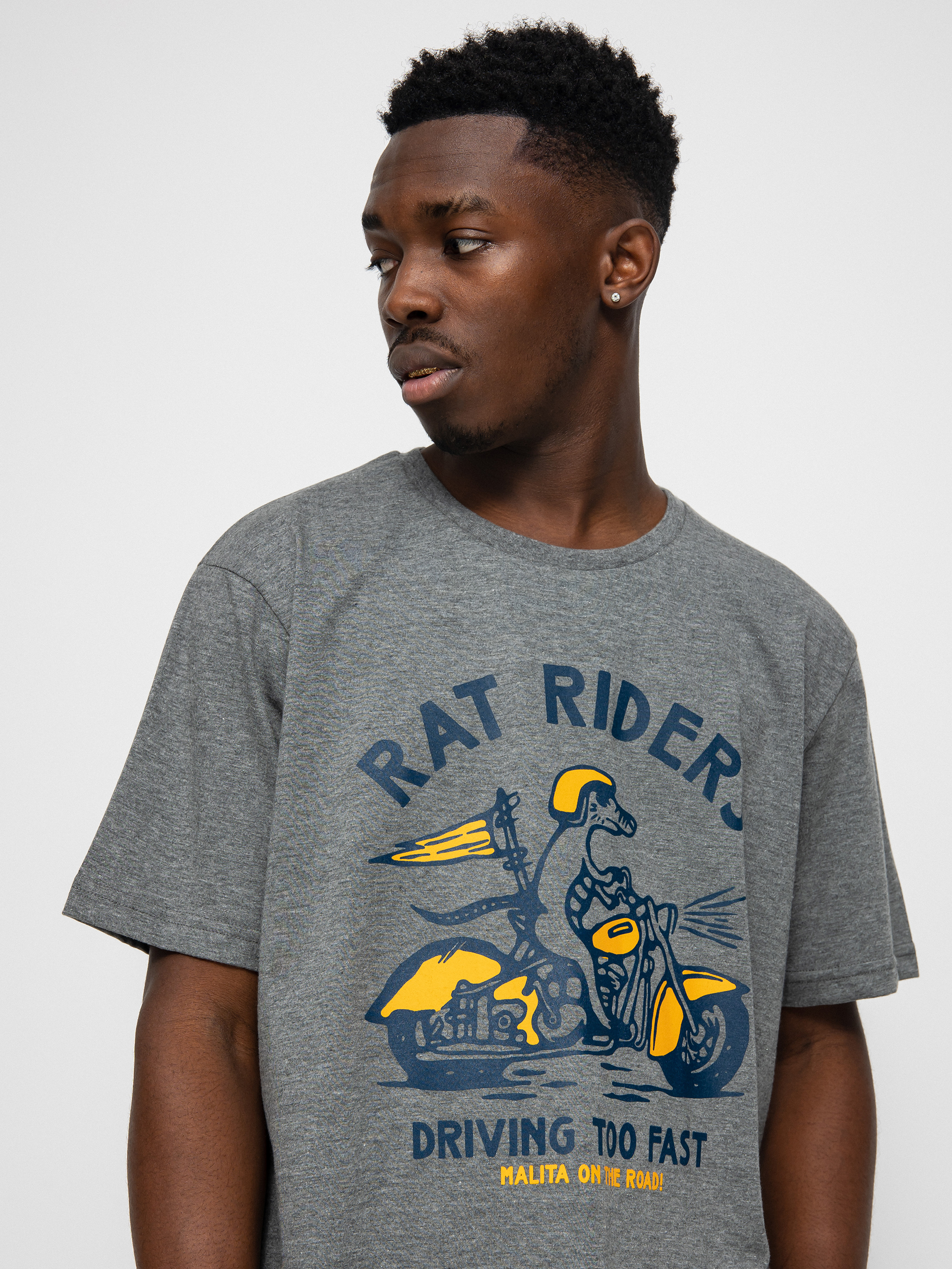 T-shirt Malita Rat Riders (heather grey)
